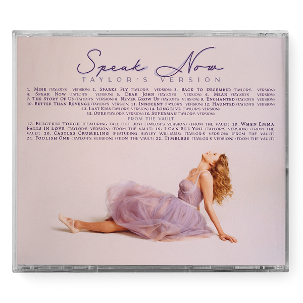 taylor swift cd back cover