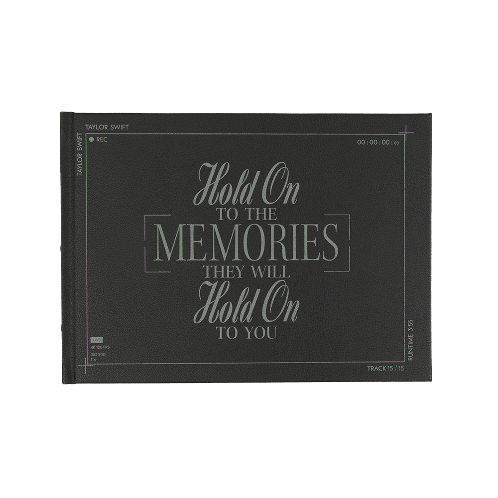 Hold Onto The Memories Scrapbook Front