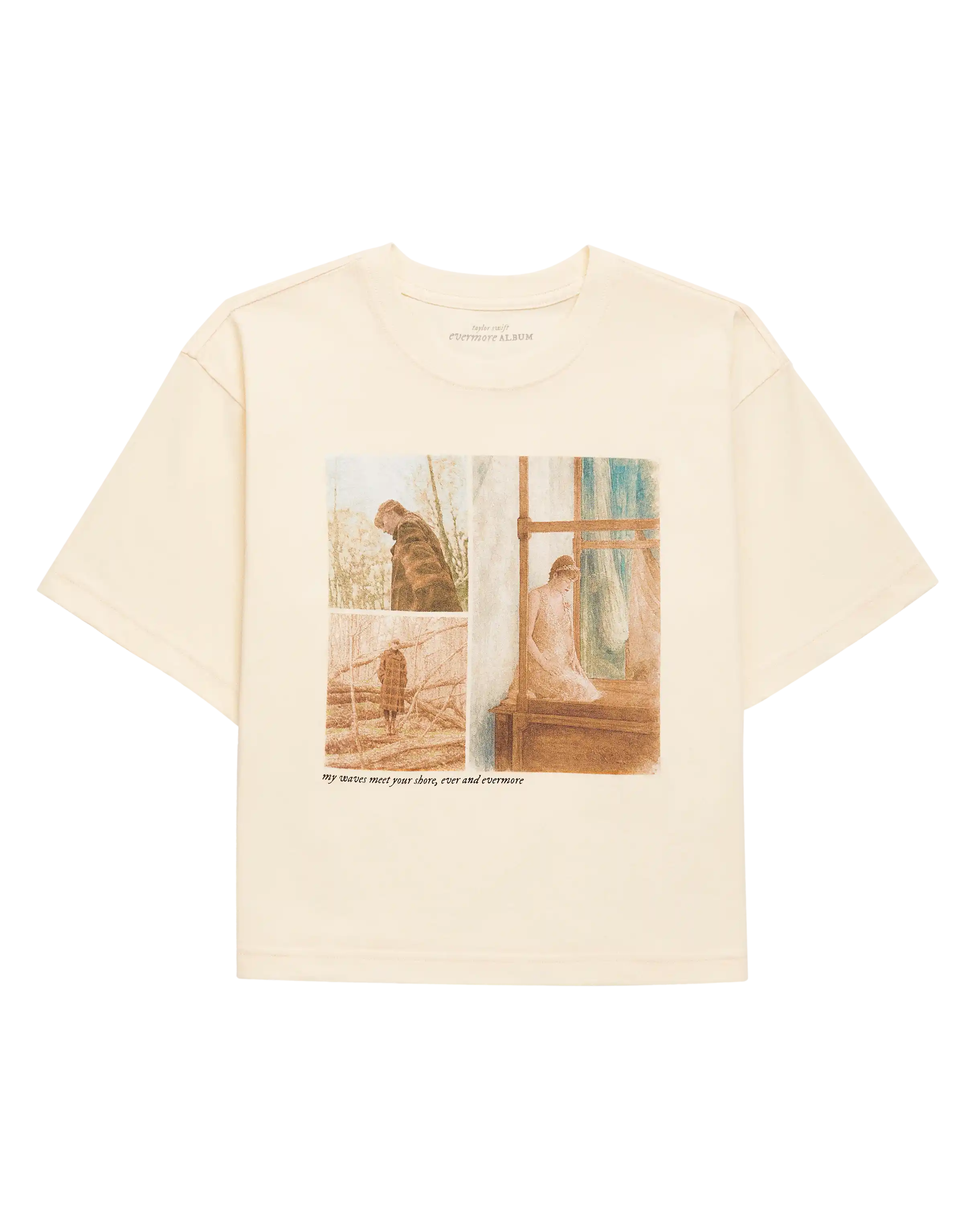 My Waves Meet Your Shore Cropped Tee – Taylor Swift Official Store