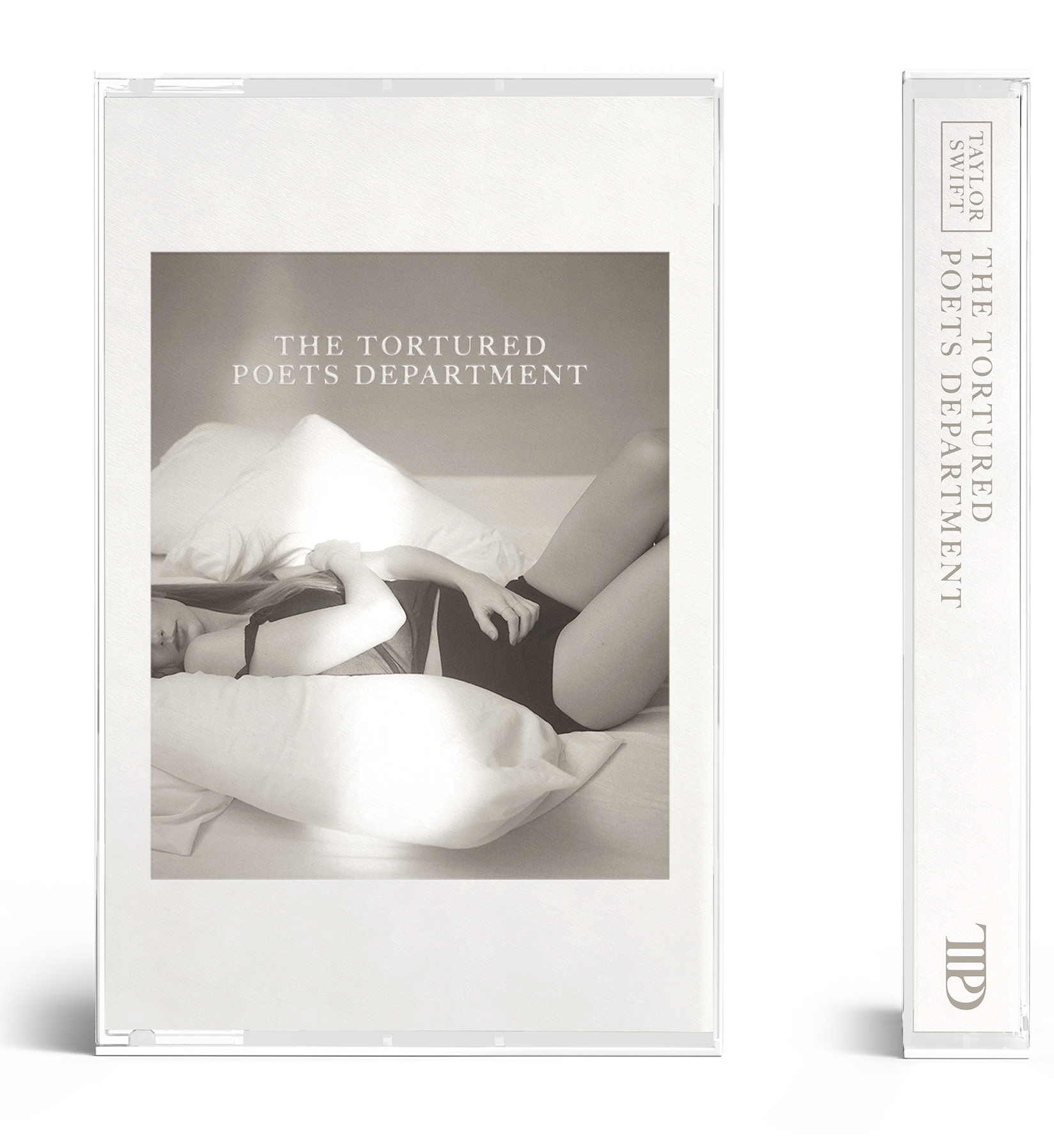 The Tortured Poets Department Cassette + Bonus Track "The Manuscript" Front and Side