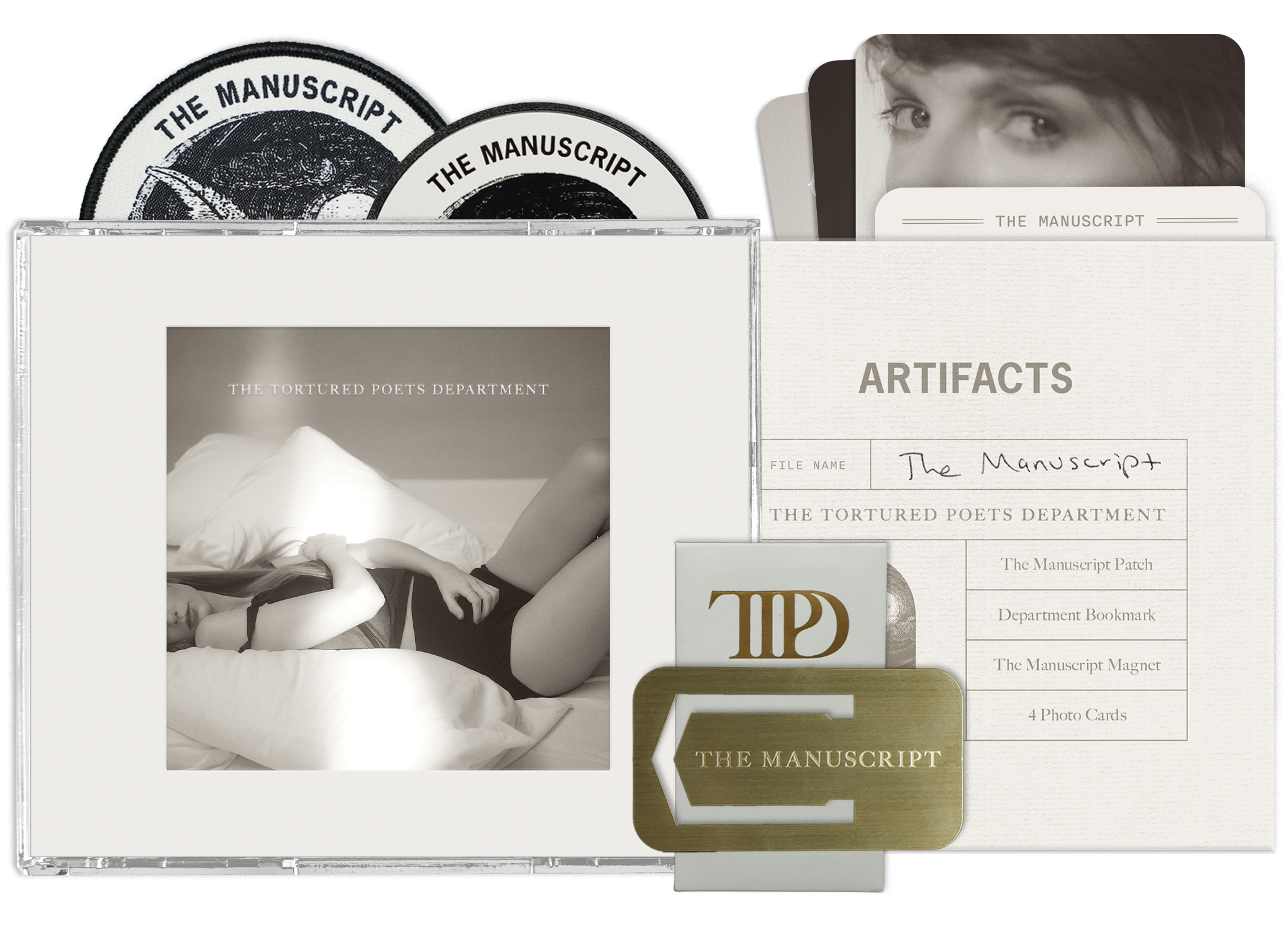 The Tortured Poets Department Collector's Edition Deluxe CD + Bonus Track "The Manuscript"