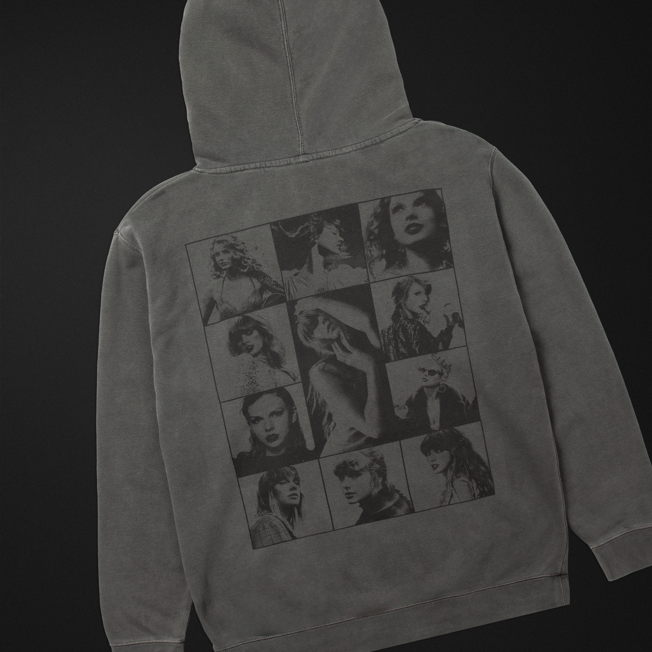 Taylor Swift | The Eras Tour Charcoal Hoodie Back Lifestyle