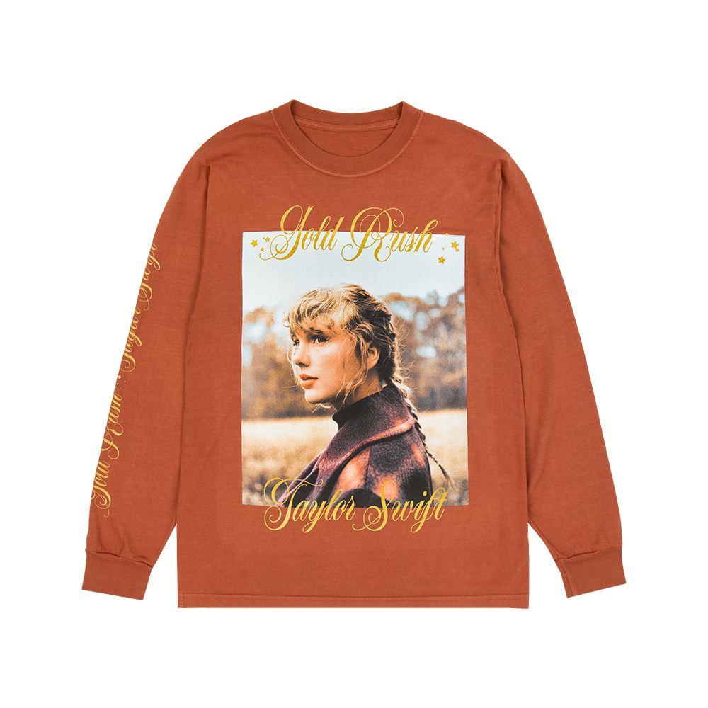 evermore Gold Rush Longsleeve T-Shirt Front