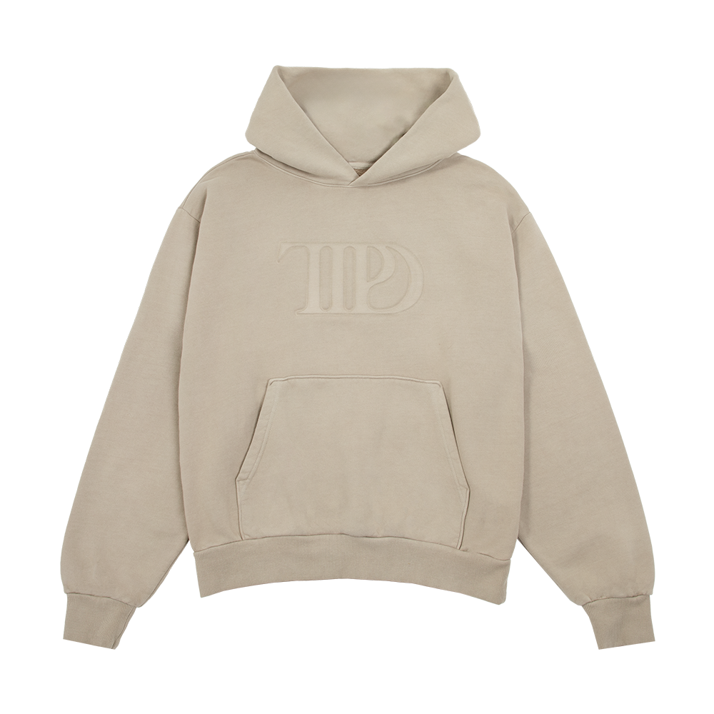 The Tortured Poets Department Beige Hoodie - Taylor Swift Official Store