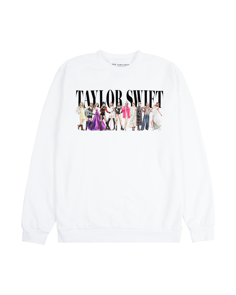 ミュージシャン Taylor Swift TTPD Eras White Crewneck TTPD Eras White Crewneck – Taylor Swift Official Store