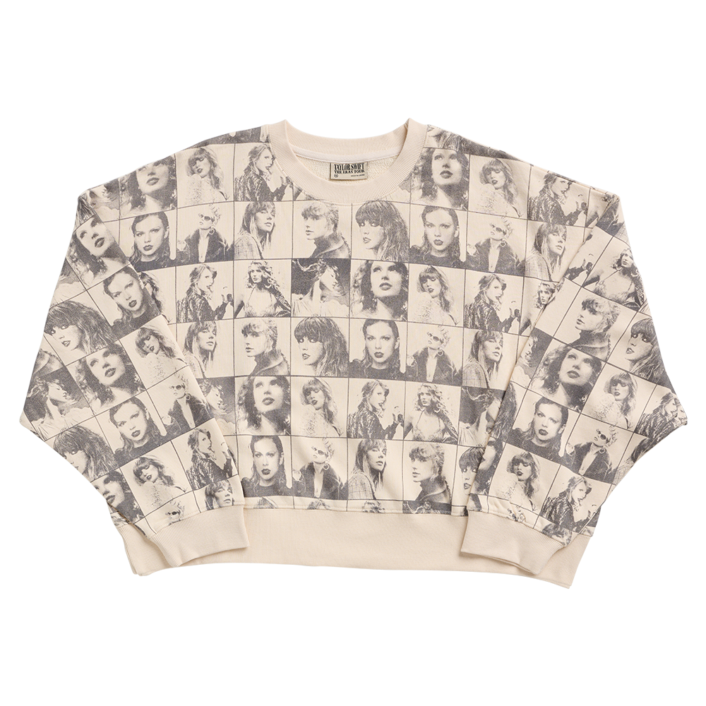 Taylor Swift | The Eras Tour Cropped Beige Pullover - Taylor Swift Official  Store