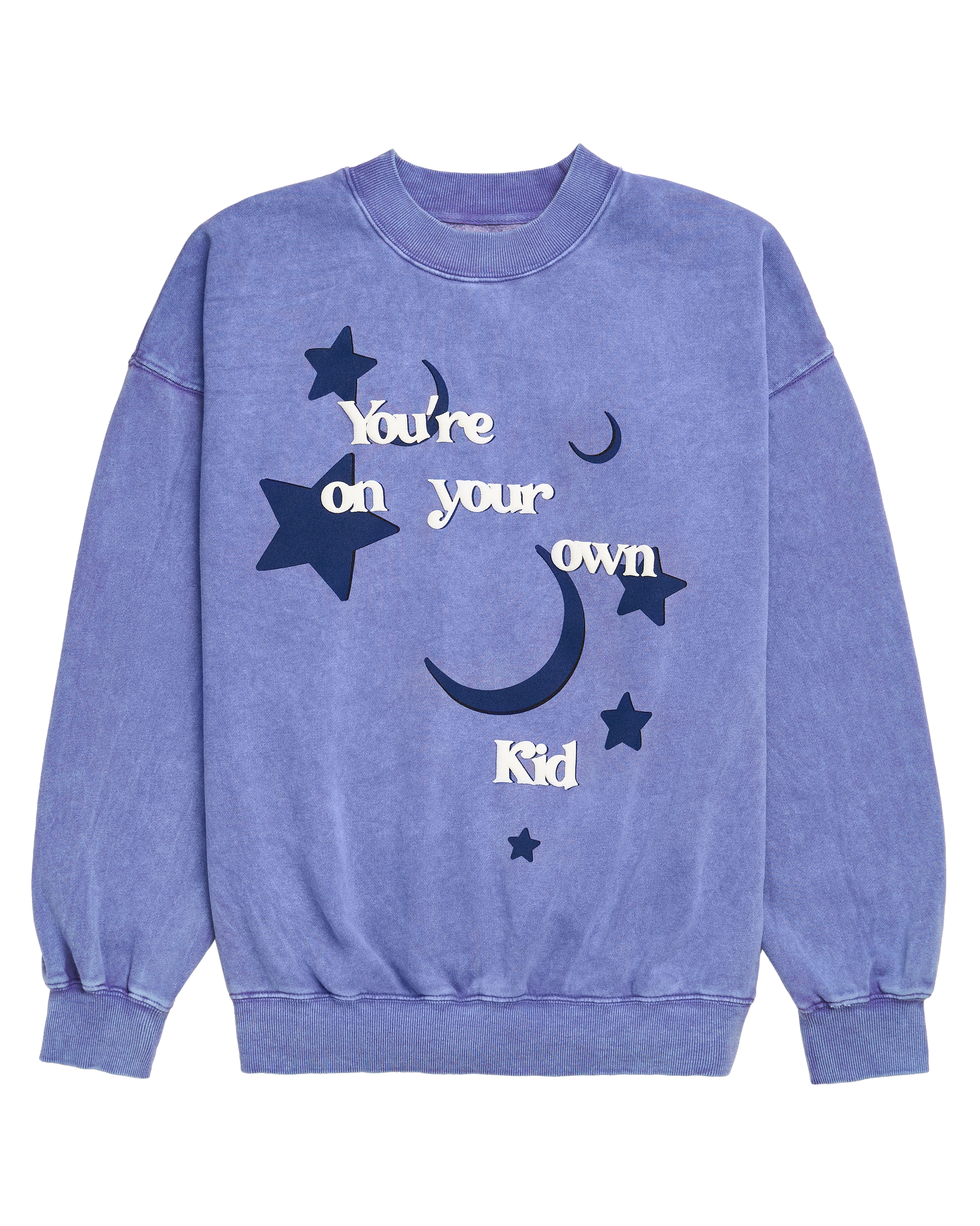 You're On Your Own Kid Purple Crewneck Sweatshirt