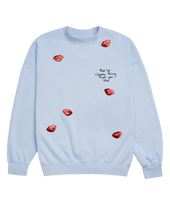 Sequin Red Lip Classic Thing That You Like Crewneck Sweatshirt