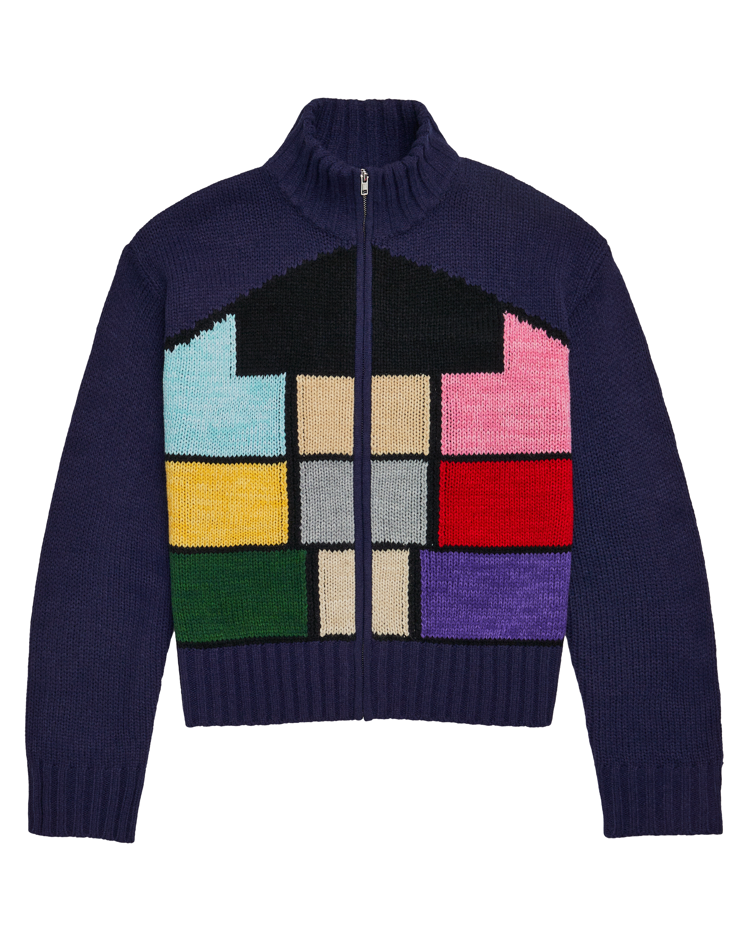 Lover House Zip Up Sweater