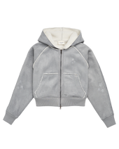 Folklore Album Gray Faux Shearling Jacket