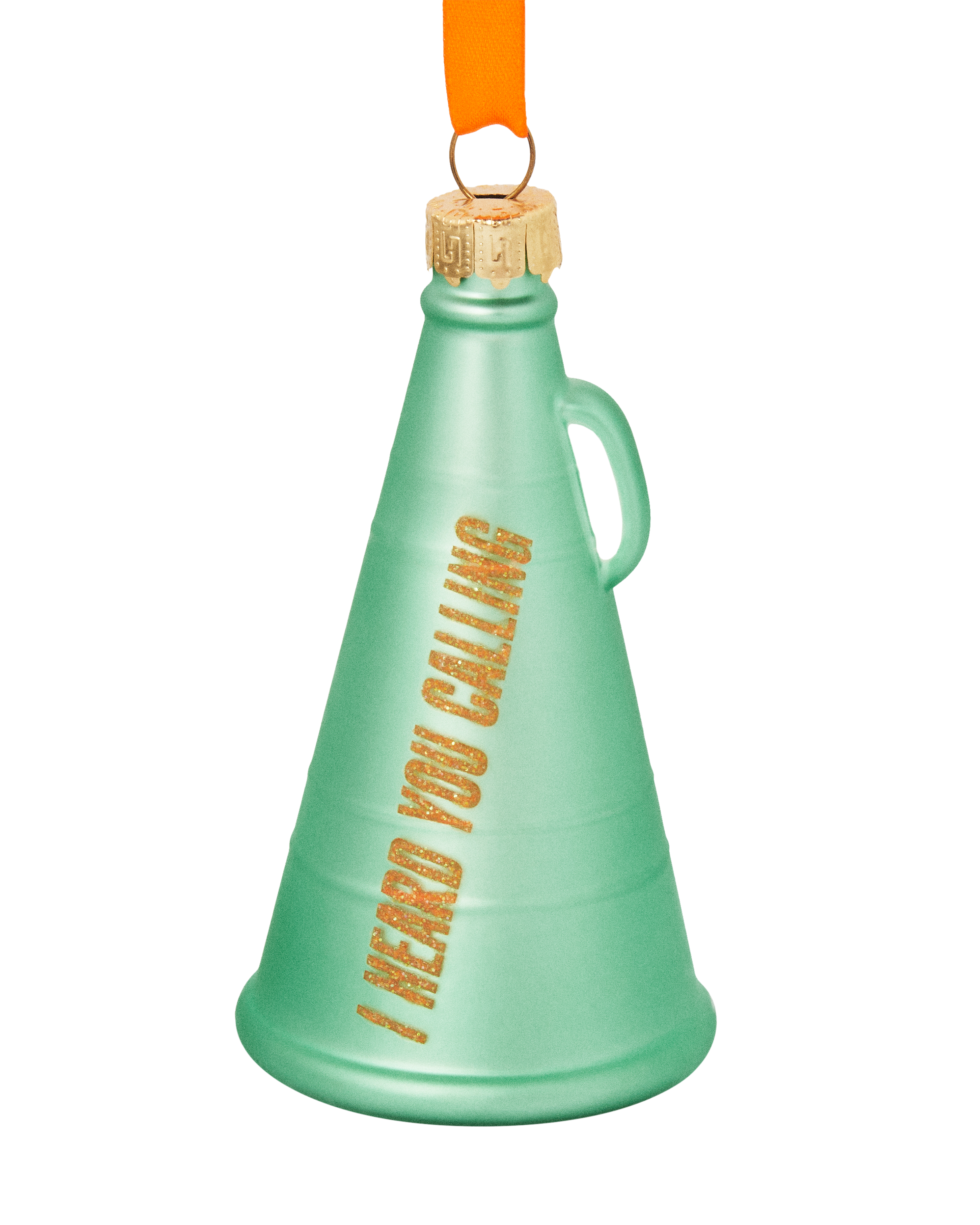I Heard You Calling On The Megaphone Ornament Close