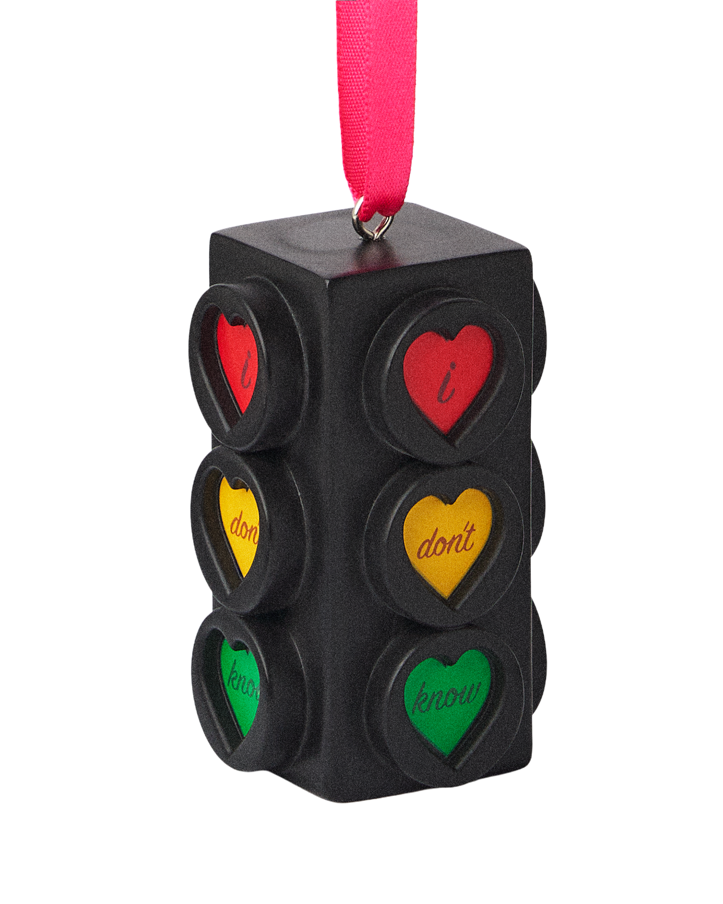 I Ask The Traffic Lights Ornament detail