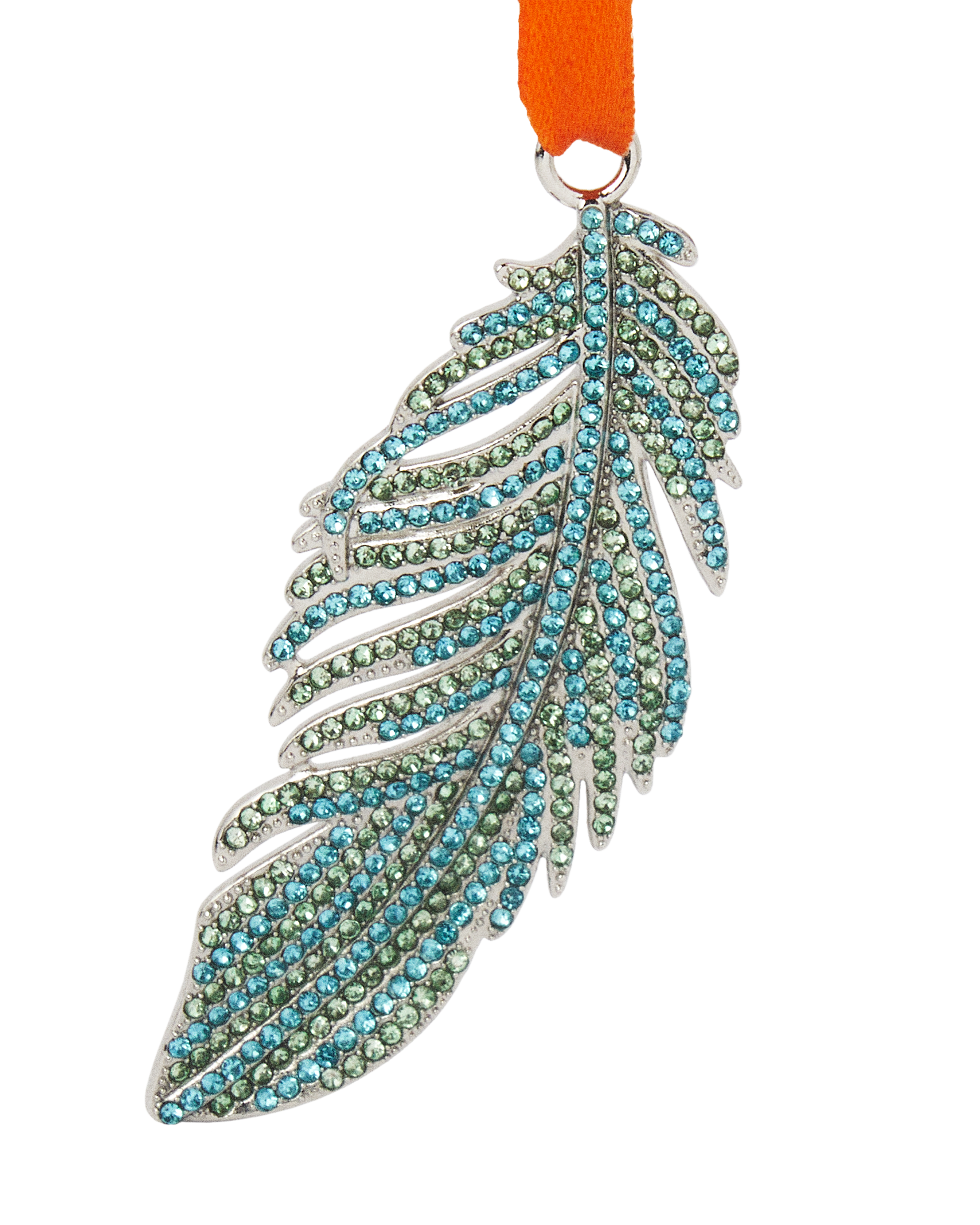 The Life of a Showgirl Feather Ornament Close up