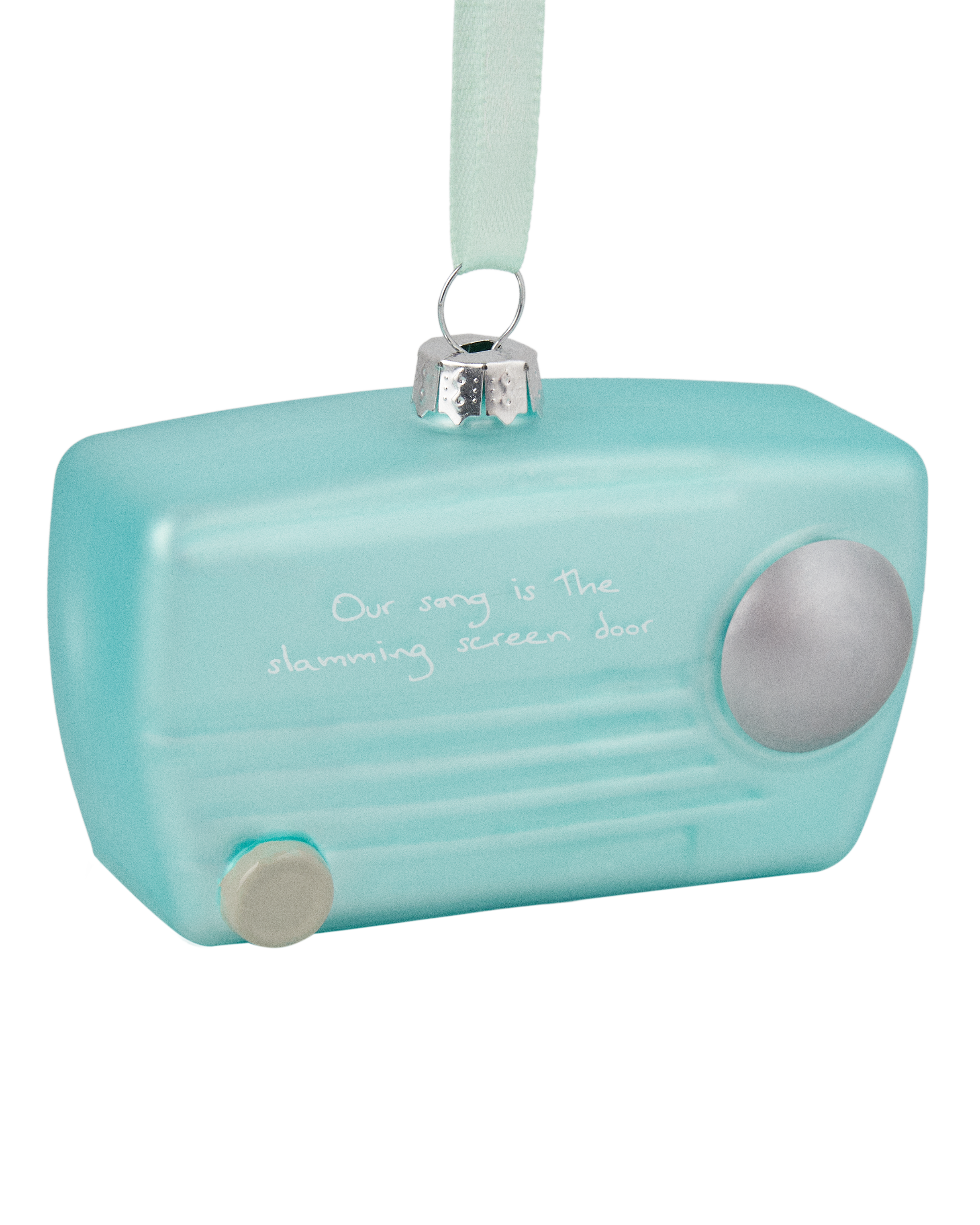 Turn The Radio Down Ornament Back