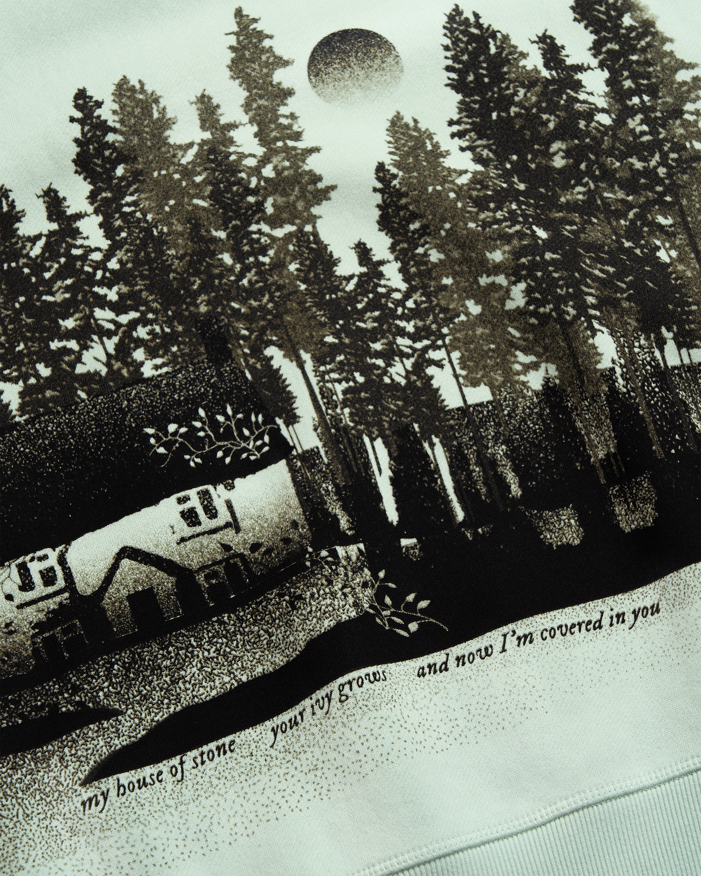 My House Of Stone Your Ivy Grows Crewneck Sweatshirt Detail