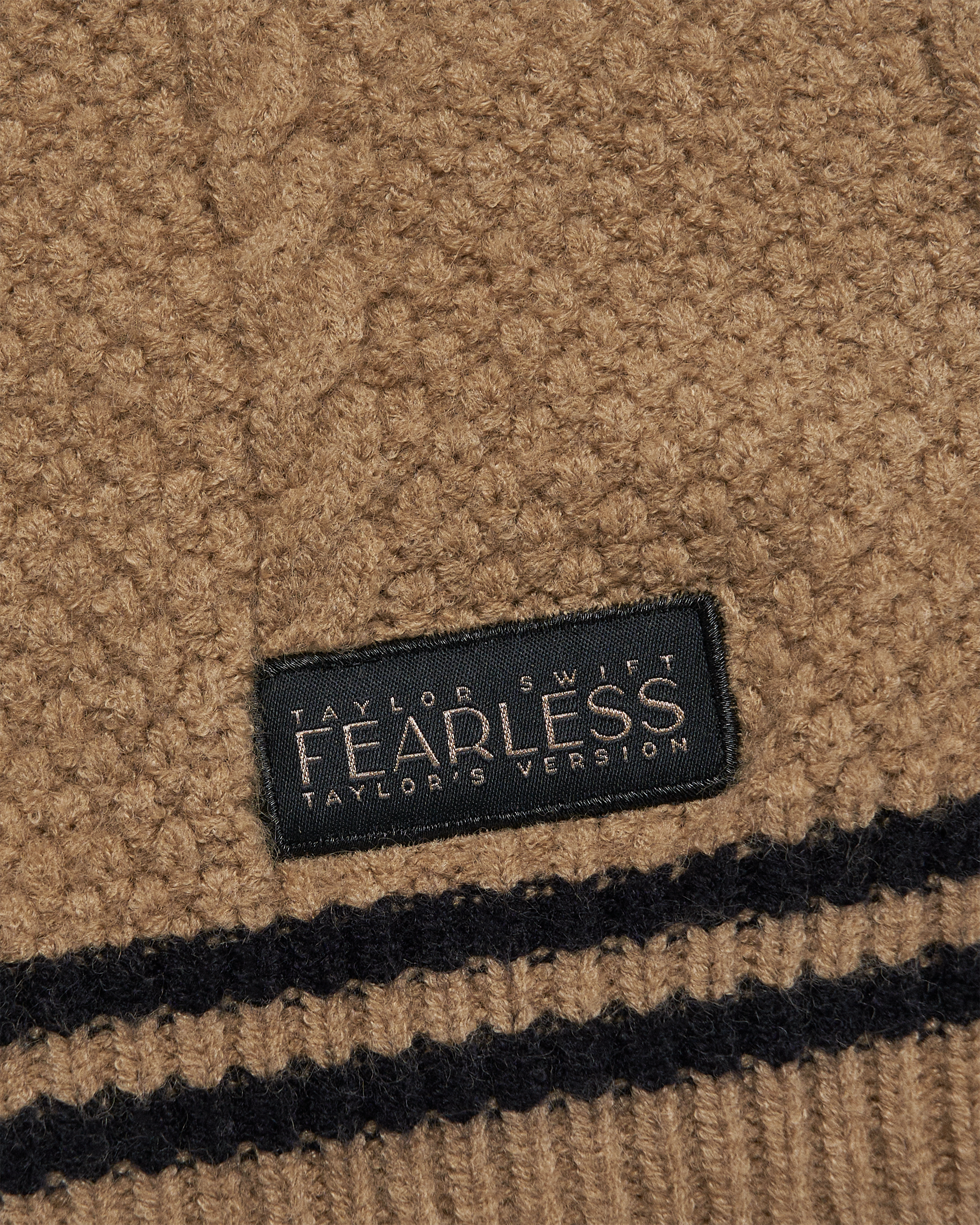 The Life of a Showgirl Cardigan detail