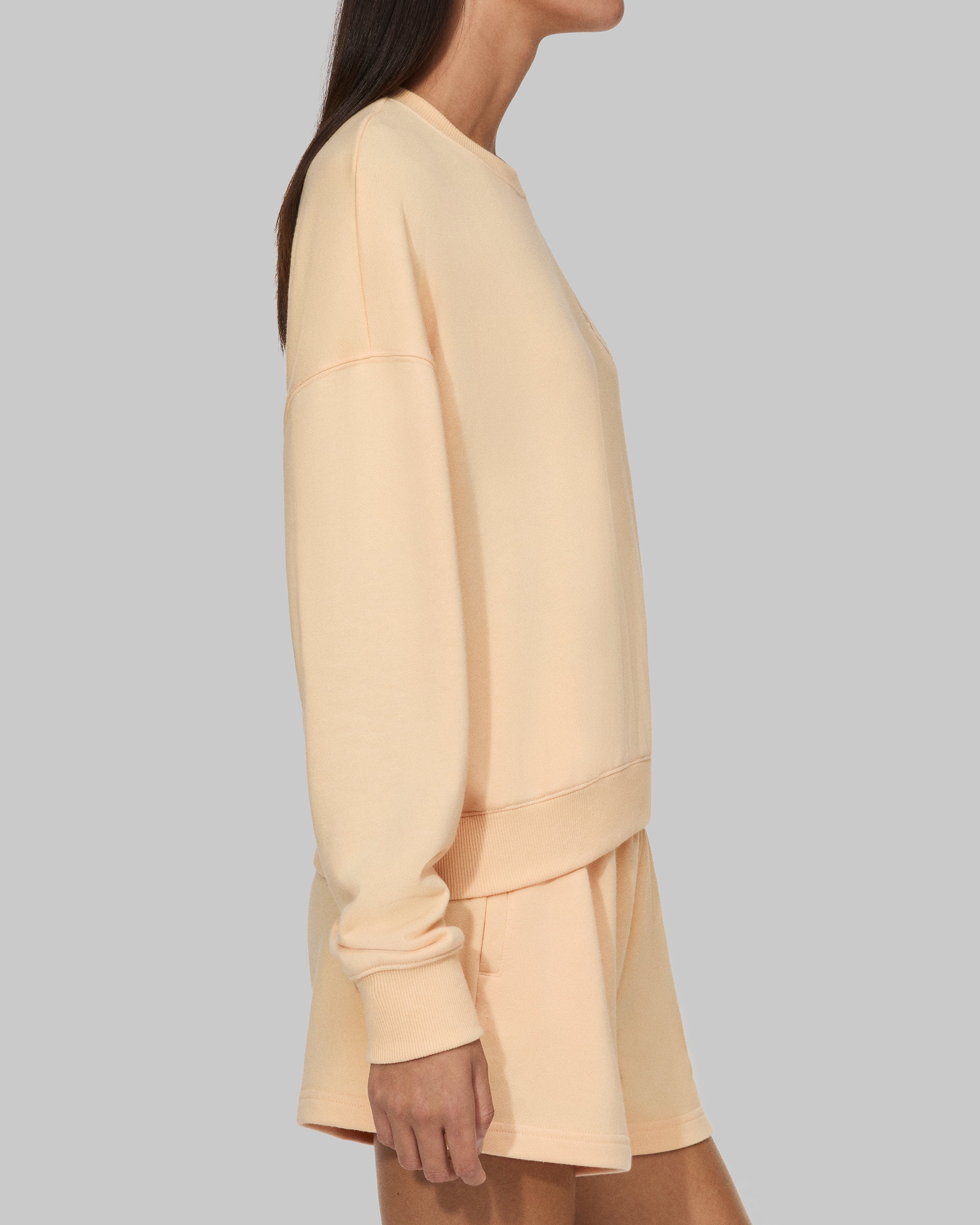 The Life of a Showgirl French Terry Crewneck Sweatshirt S model side