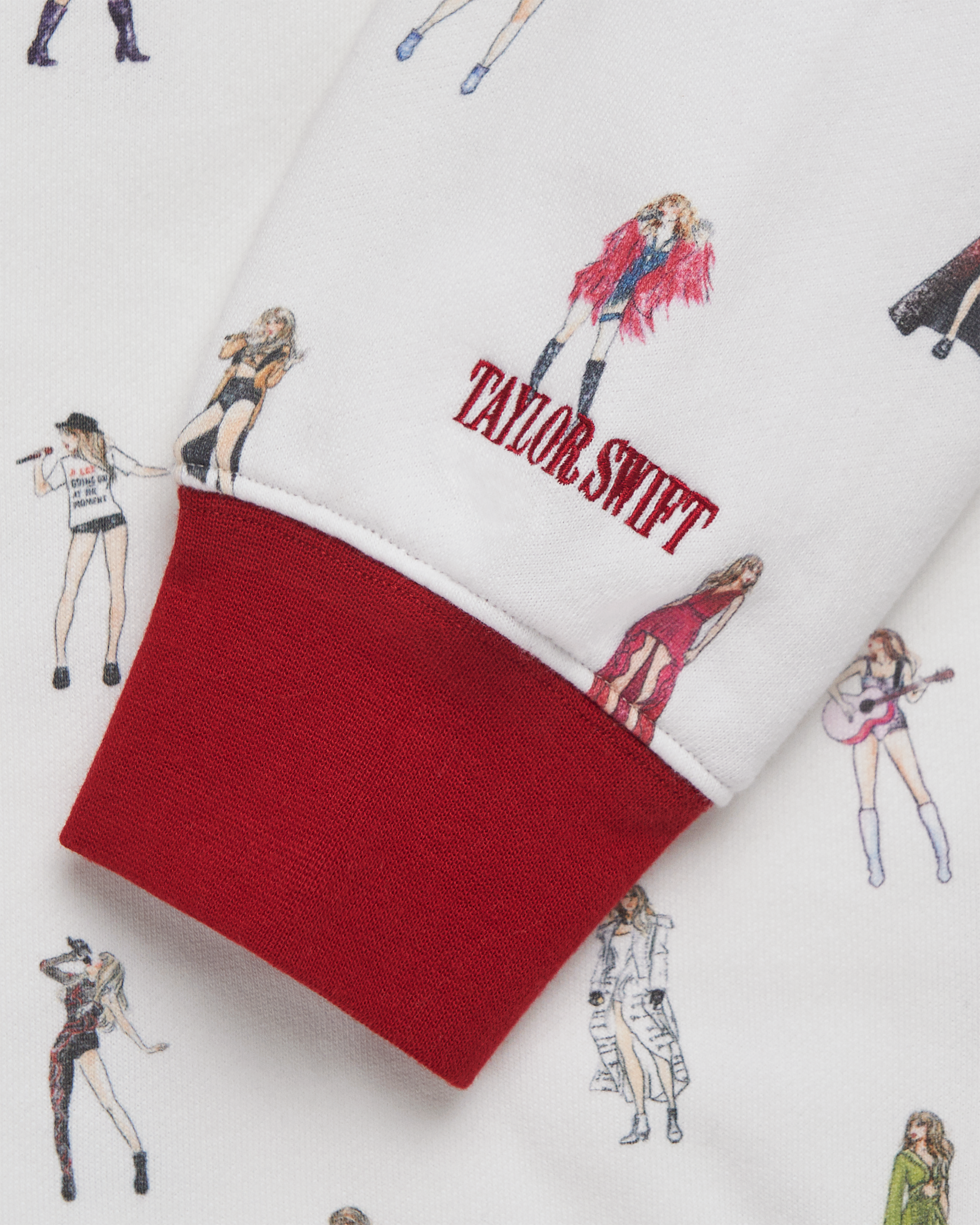 Taylor Swift | The Eras Tour Crewneck Sweatshirt sleeve detail