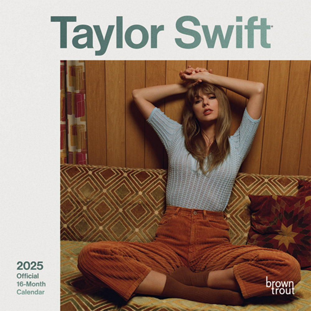 Taylor Swift Official 2025 Mini 7x7 Inch Calendar Cover