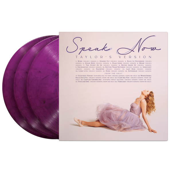 Taylor Swift Speak Now Album Back Cover