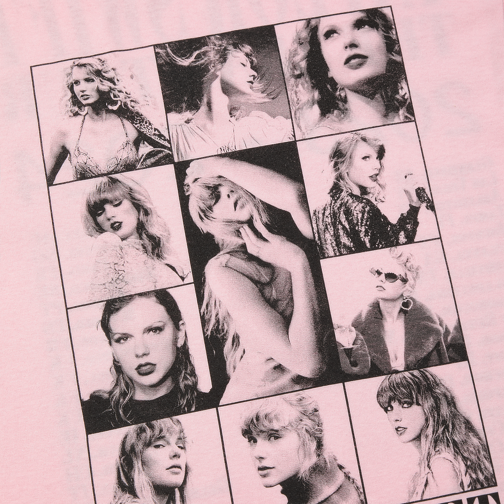 Taylor Swift | The Eras Tour Pink T-Shirt front detail