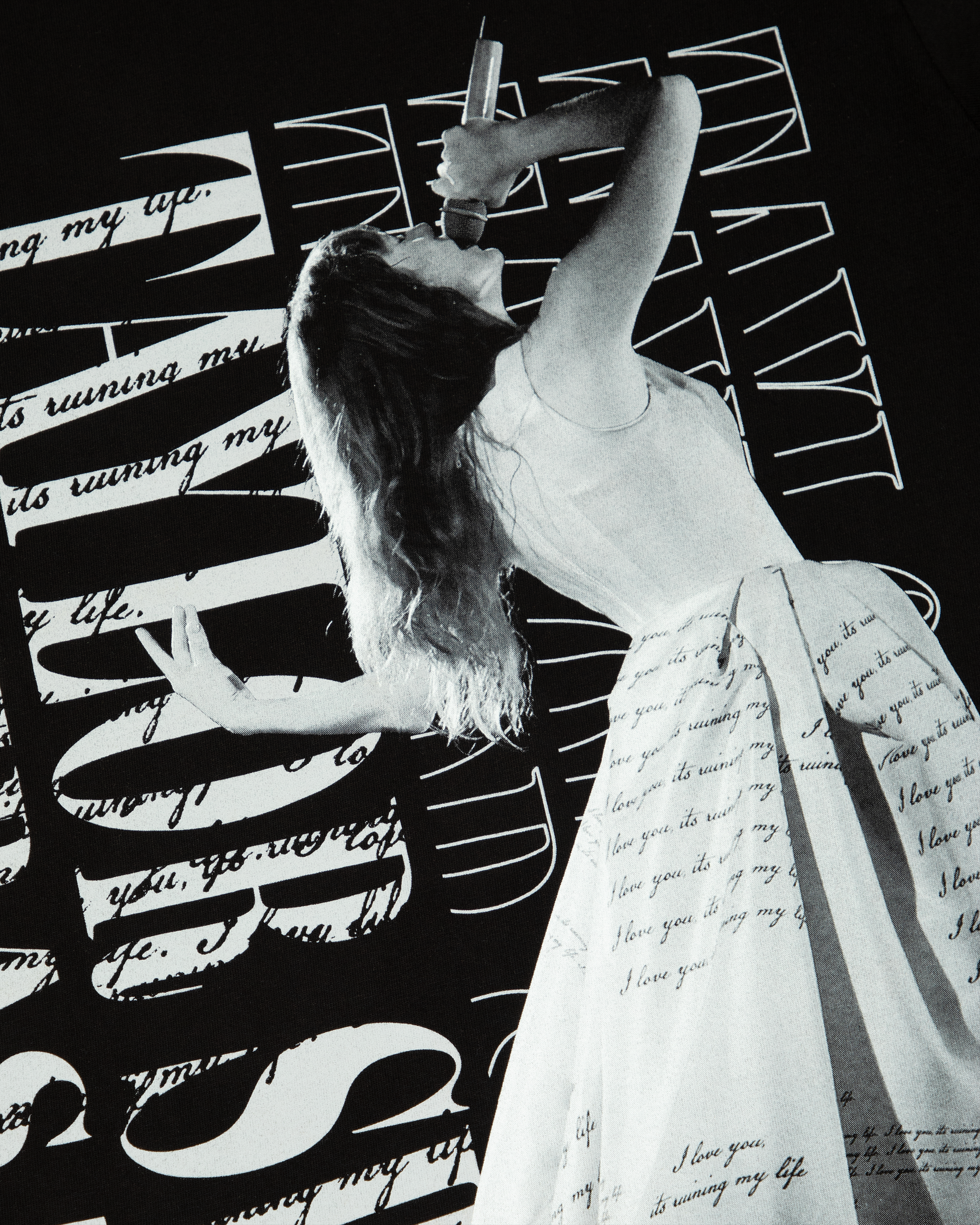 Taylor Swift | The Eras Tour TTPD Live Photo Oversized T-Shirt detail