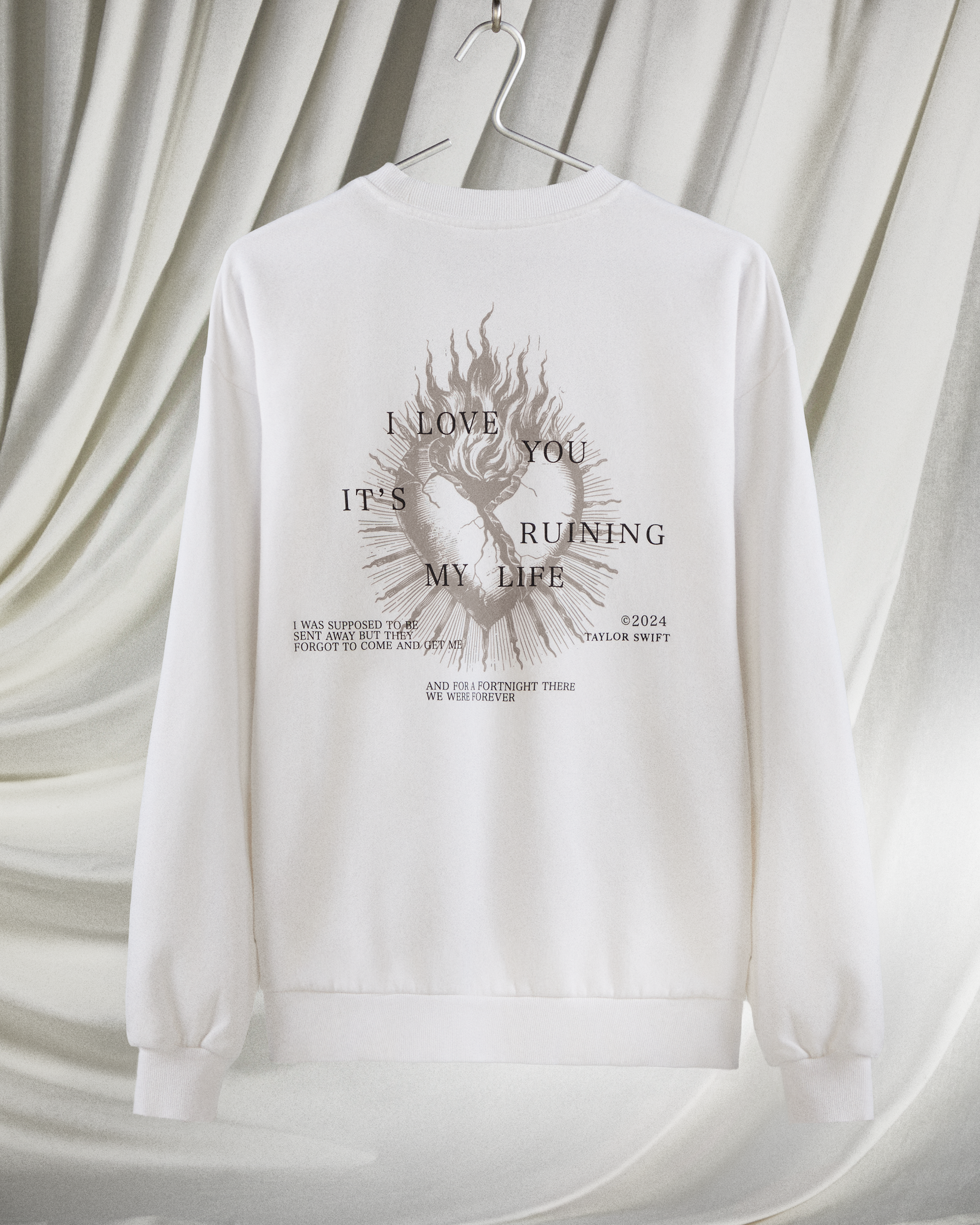 They Forgot To Come And Get Me Crewneck editorial back