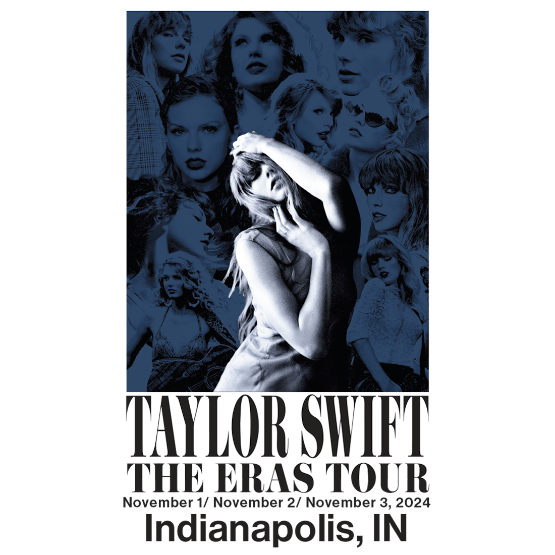 Taylor Swift | The Eras Tour Indianapolis, IN Poster