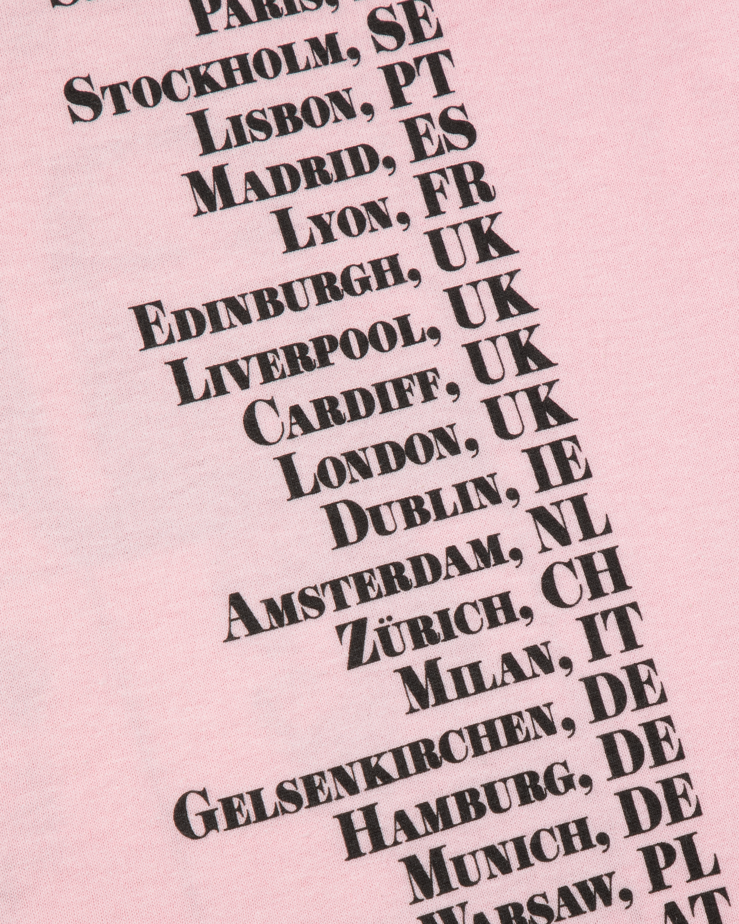 Taylor Swift | The Eras Tour Pink T-Shirt close up