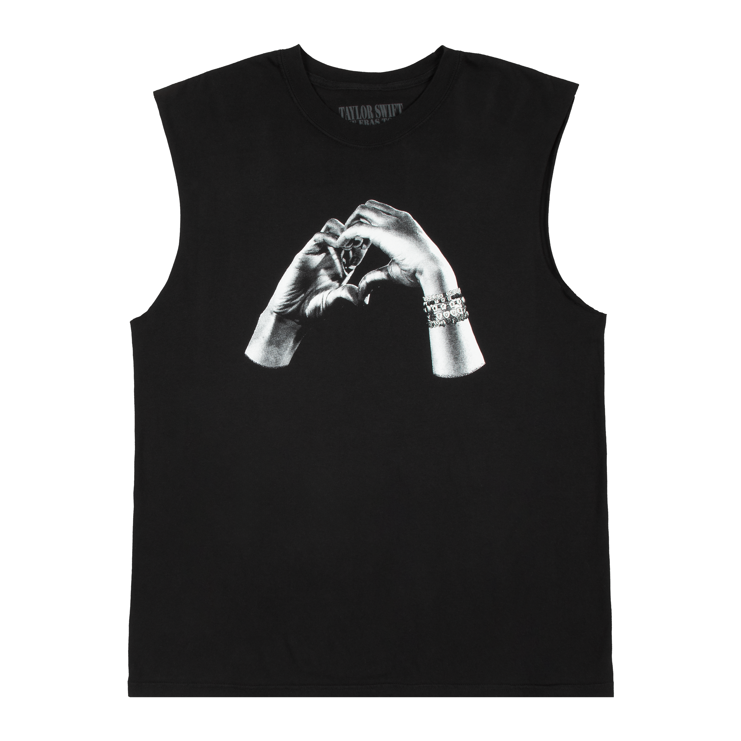 Taylor Swift | The Eras Tour Heart Hands Muscle Oversized Tank Front