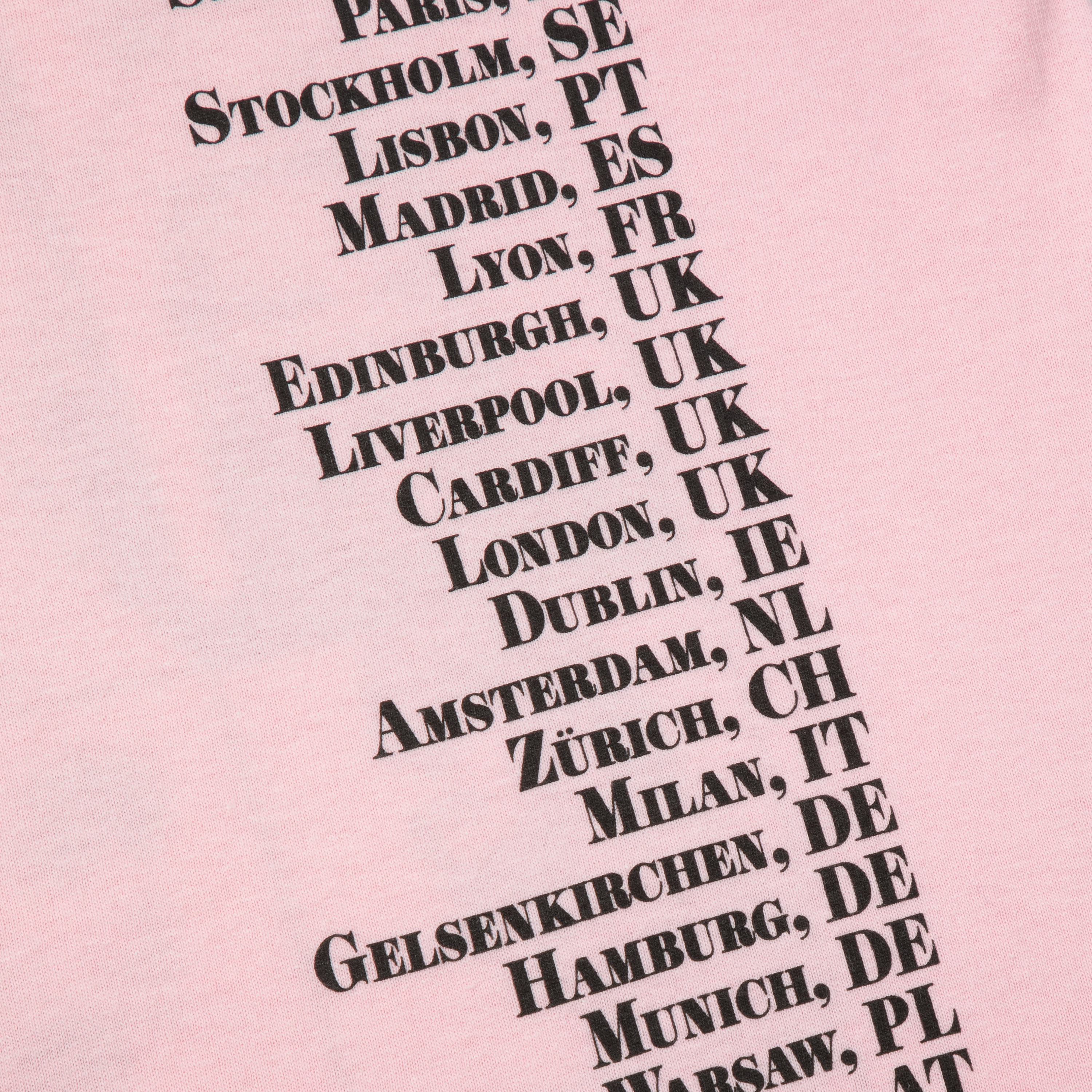 Taylor Swift | The Eras Tour Pink T-Shirt back detail