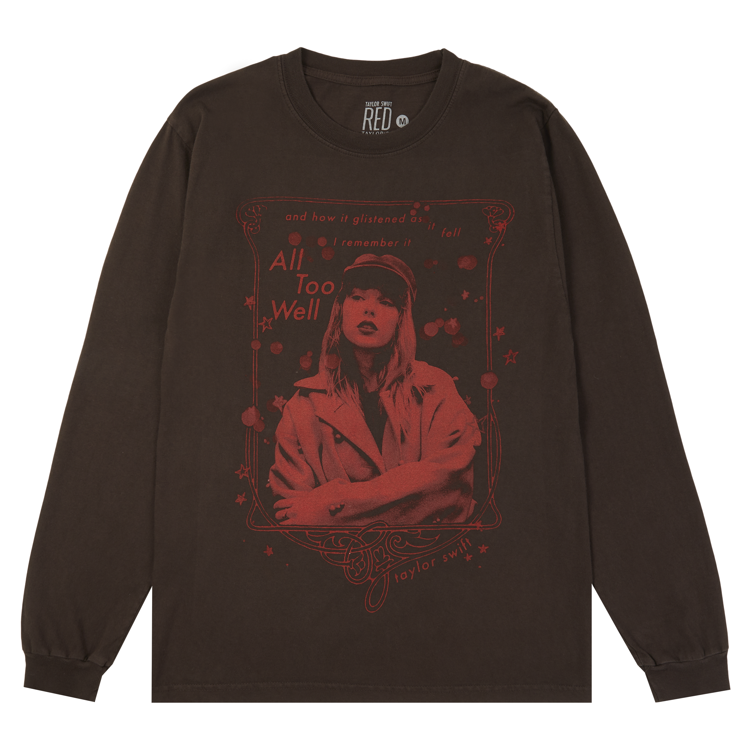 Red (Taylor's Version) Glistened As It Fell Longsleeve T-Shirt