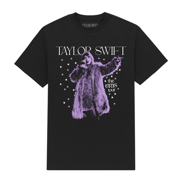 Taylor Swift The Eras Tour Live Photo Stars T-Shirt Front