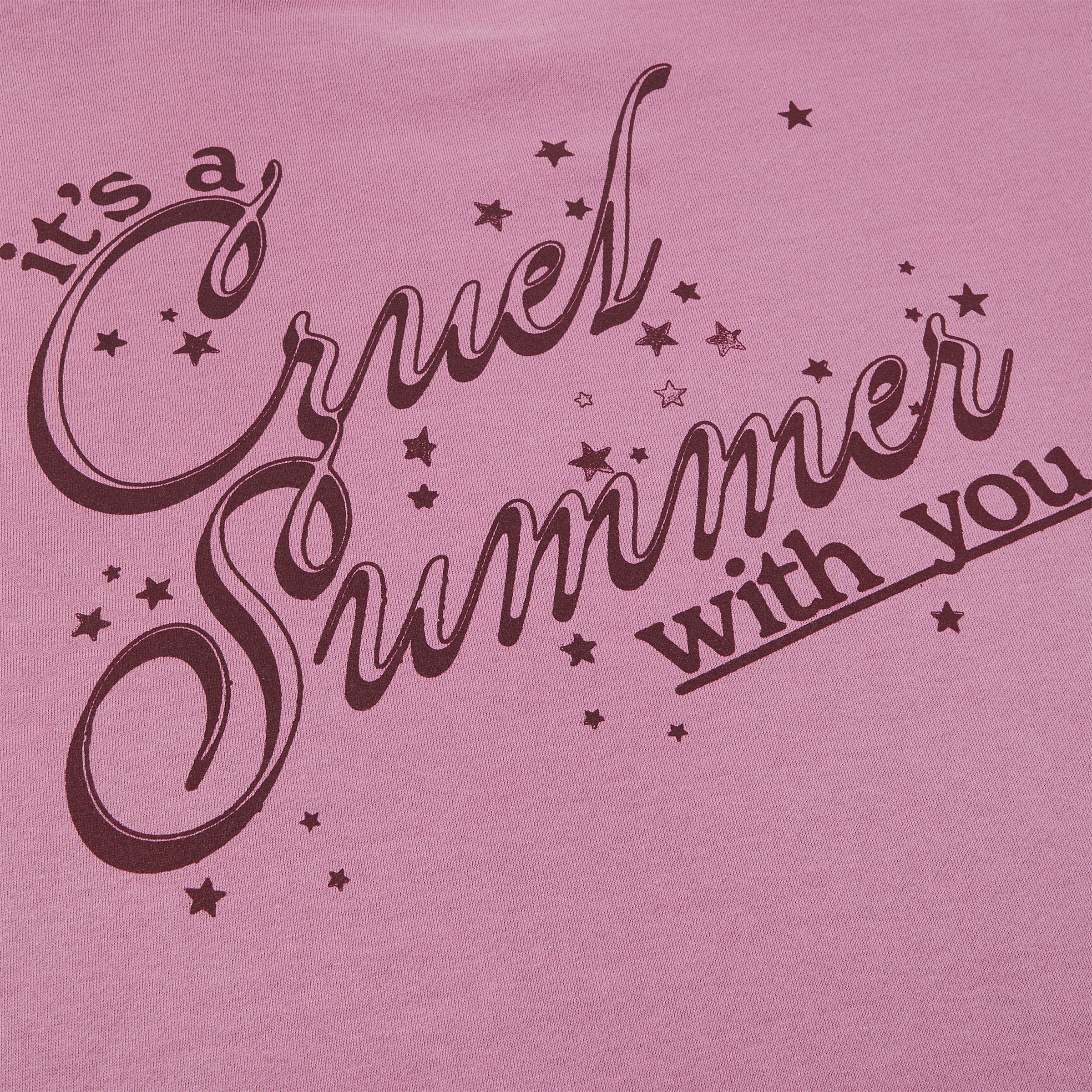 It's a Cruel Summer Crewneck Back Detail