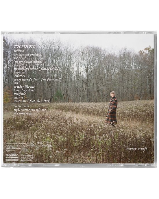 evermore album deluxe edition CD (clean version) – Taylor Swift