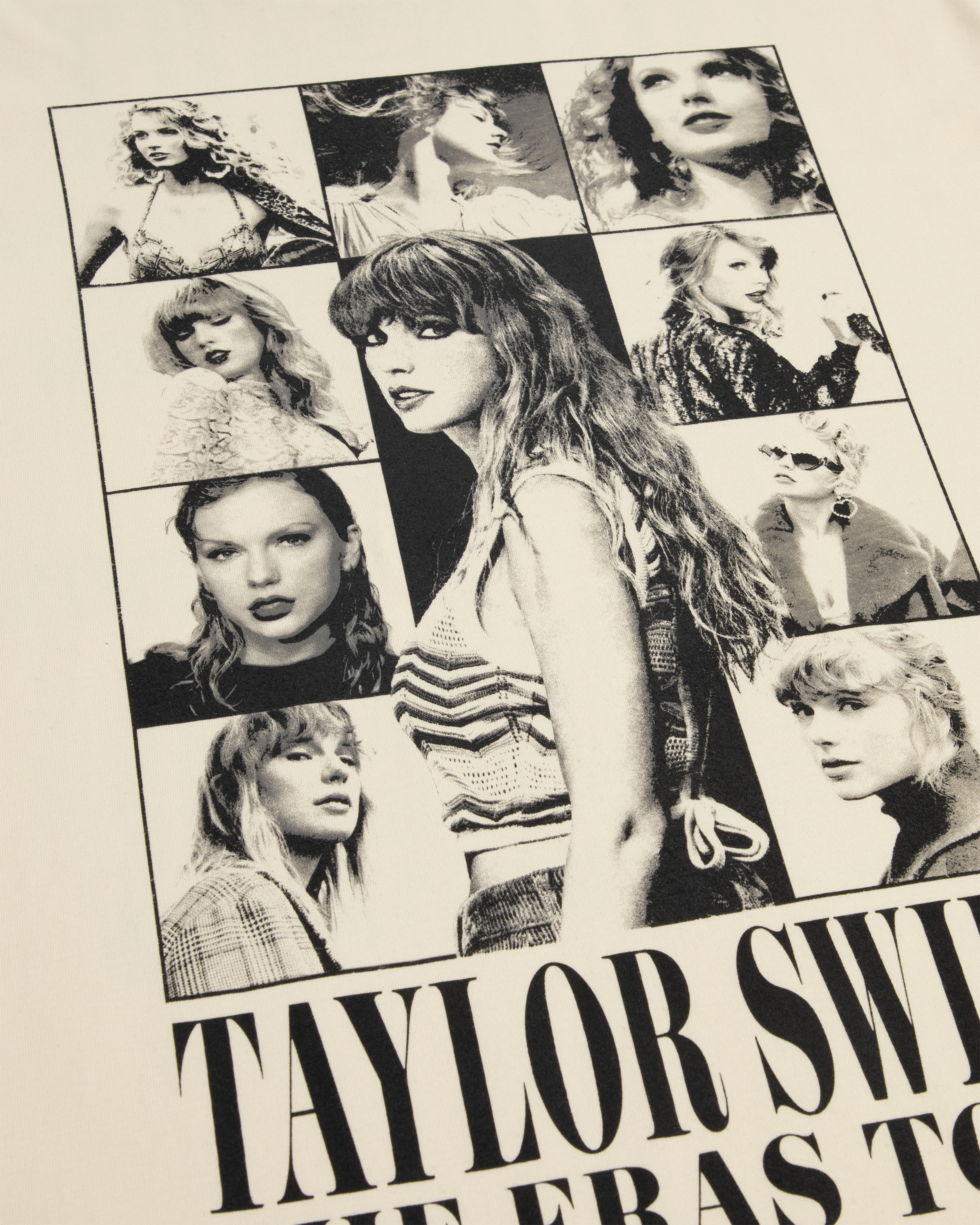 Taylor Swift | The Eras Tour Through Toronto Beige T-Shirt Front Detail