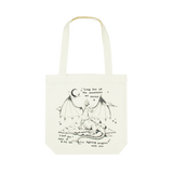 How The Kingdom Lights Shined Cream Tote Bag Front