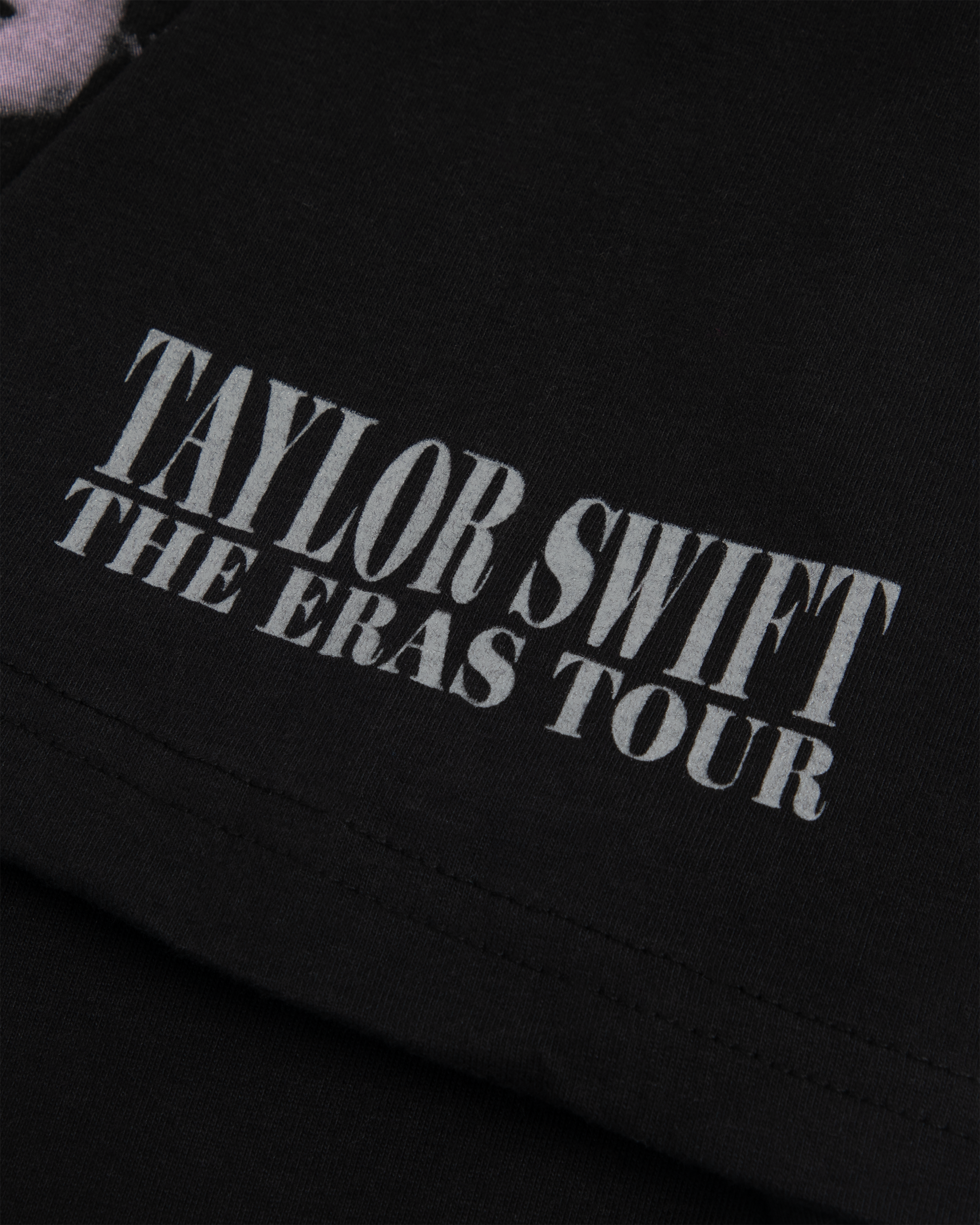 Taylor Swift | The Eras Tour Through Toronto Black T-Shirt close up