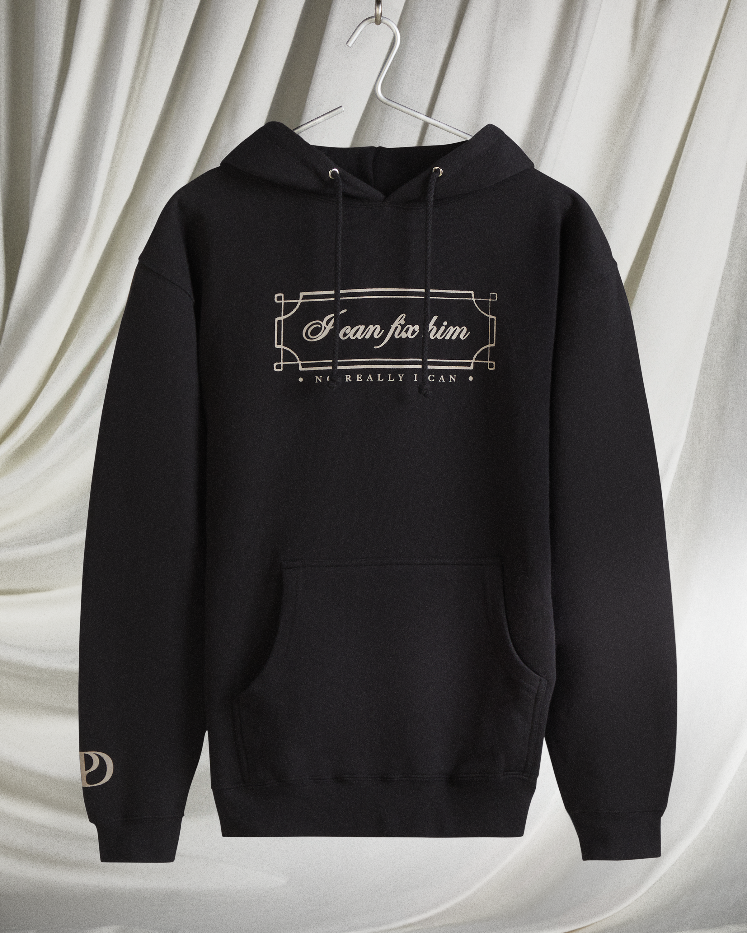 I Can Fix Him Hoodie editorial front