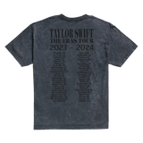 Taylor Swift The Eras International Tour Mineral Wash Gray T-Shirt Back