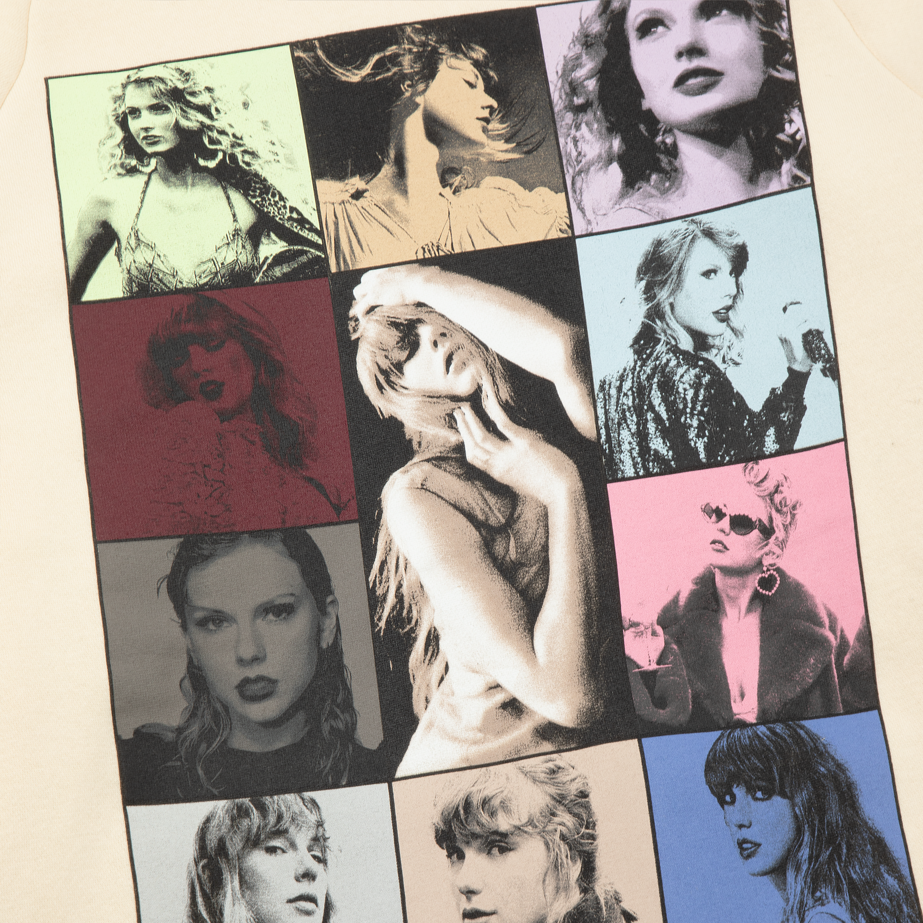 Taylor Swift | The Eras II Tour Beige Hoodie detail