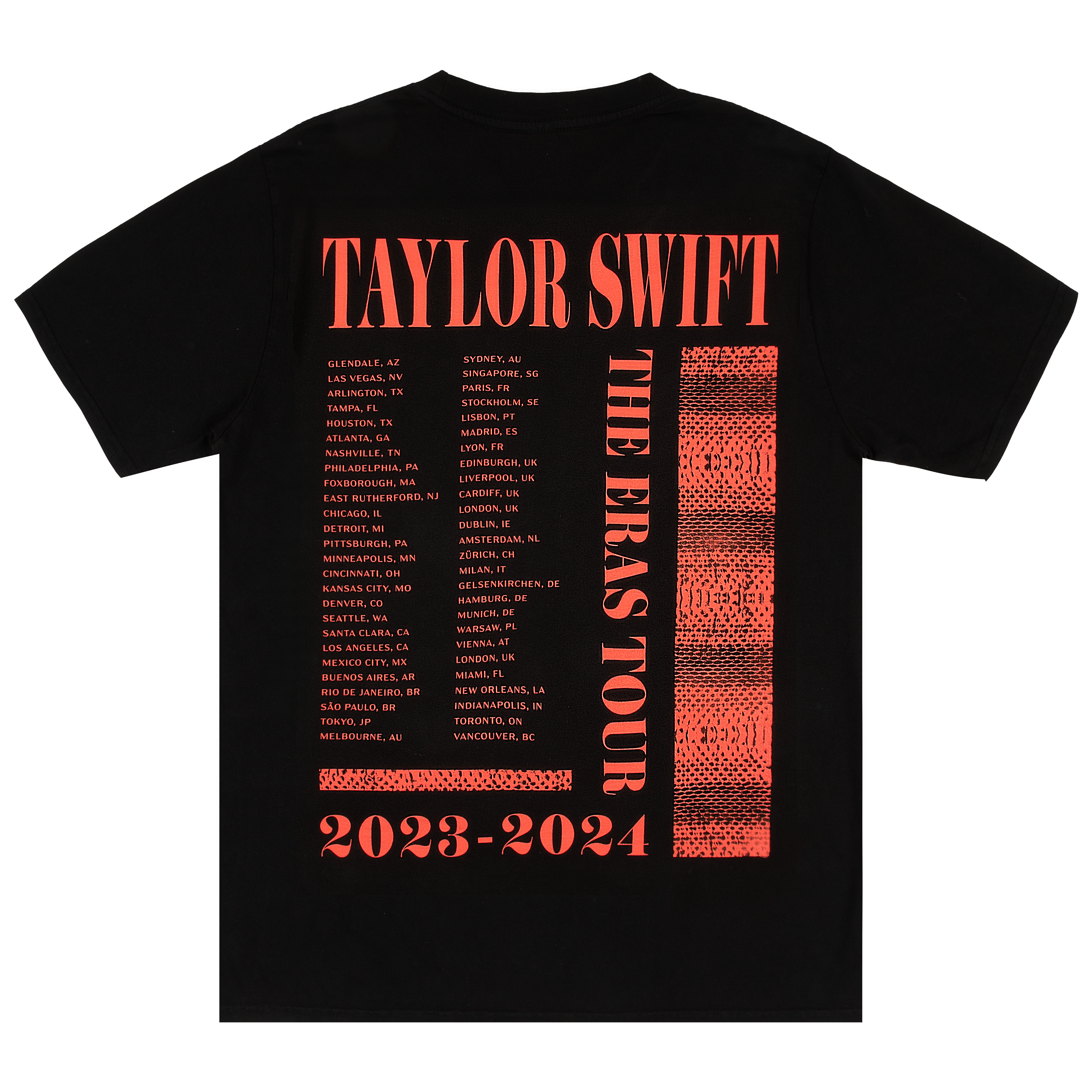 Taylor Swift | The Eras Tour Reputation Live Photo Oversized T-Shirt Back