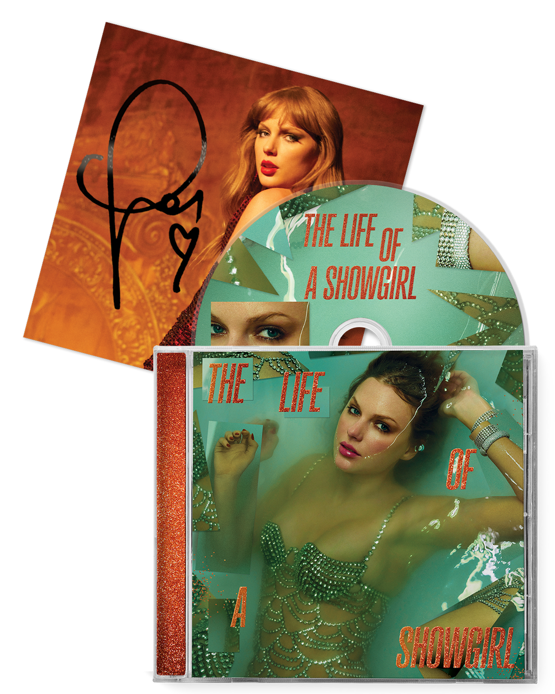 The Life of a Showgirl CD + Hand Signed Photo 3 – Taylor Swift