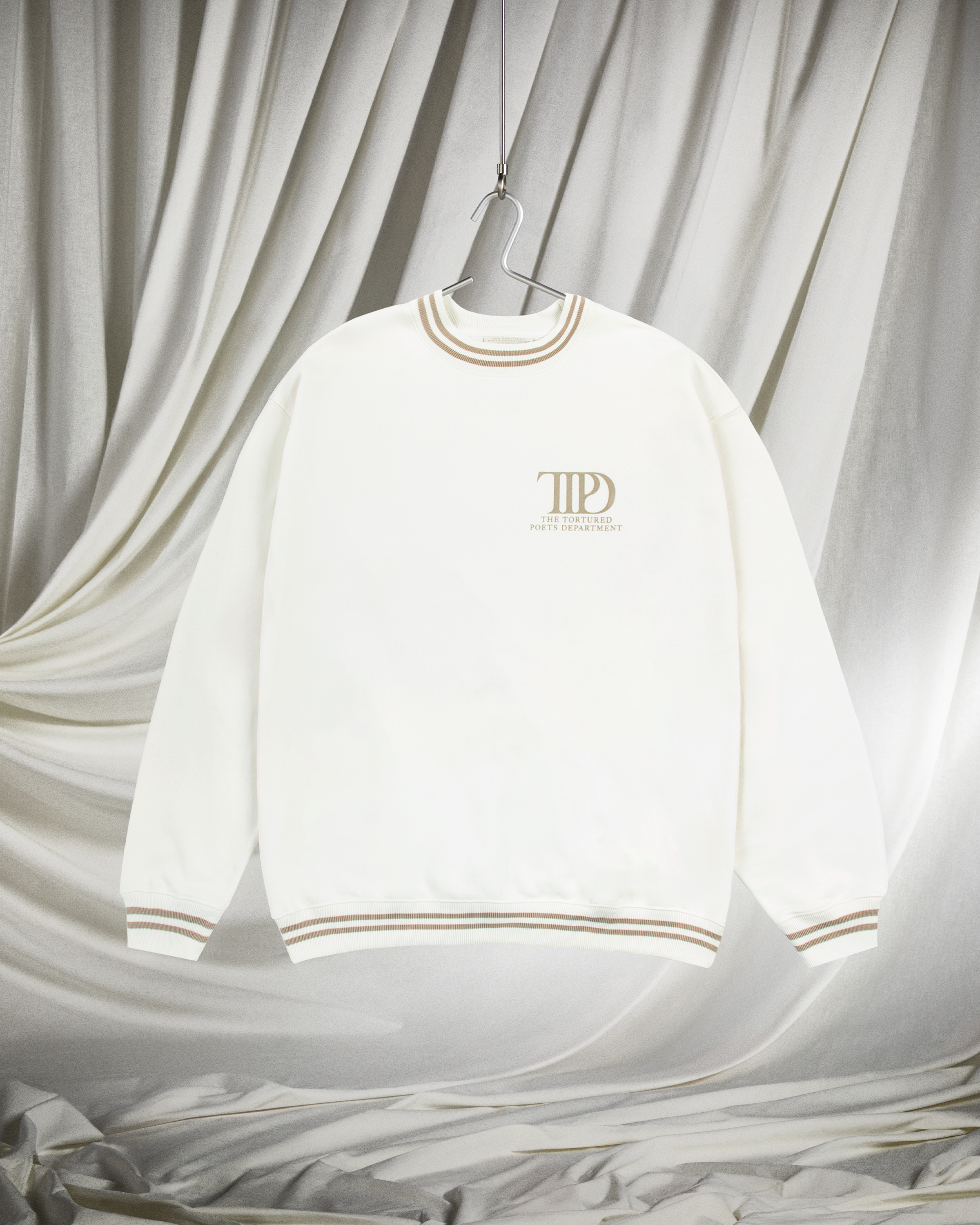 The Tortured Poets Department Crewneck Sweater editorial