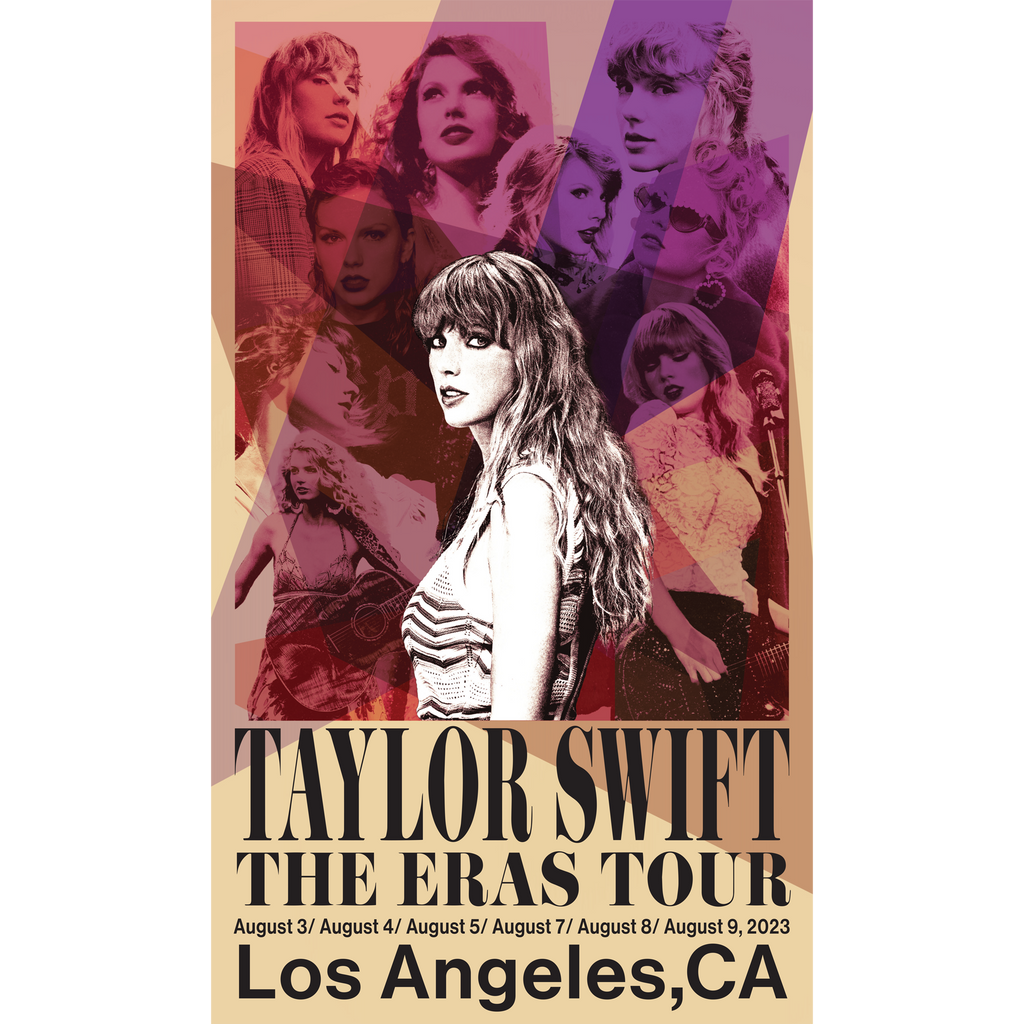 Taylor Swift Eras Tour Poster with frame