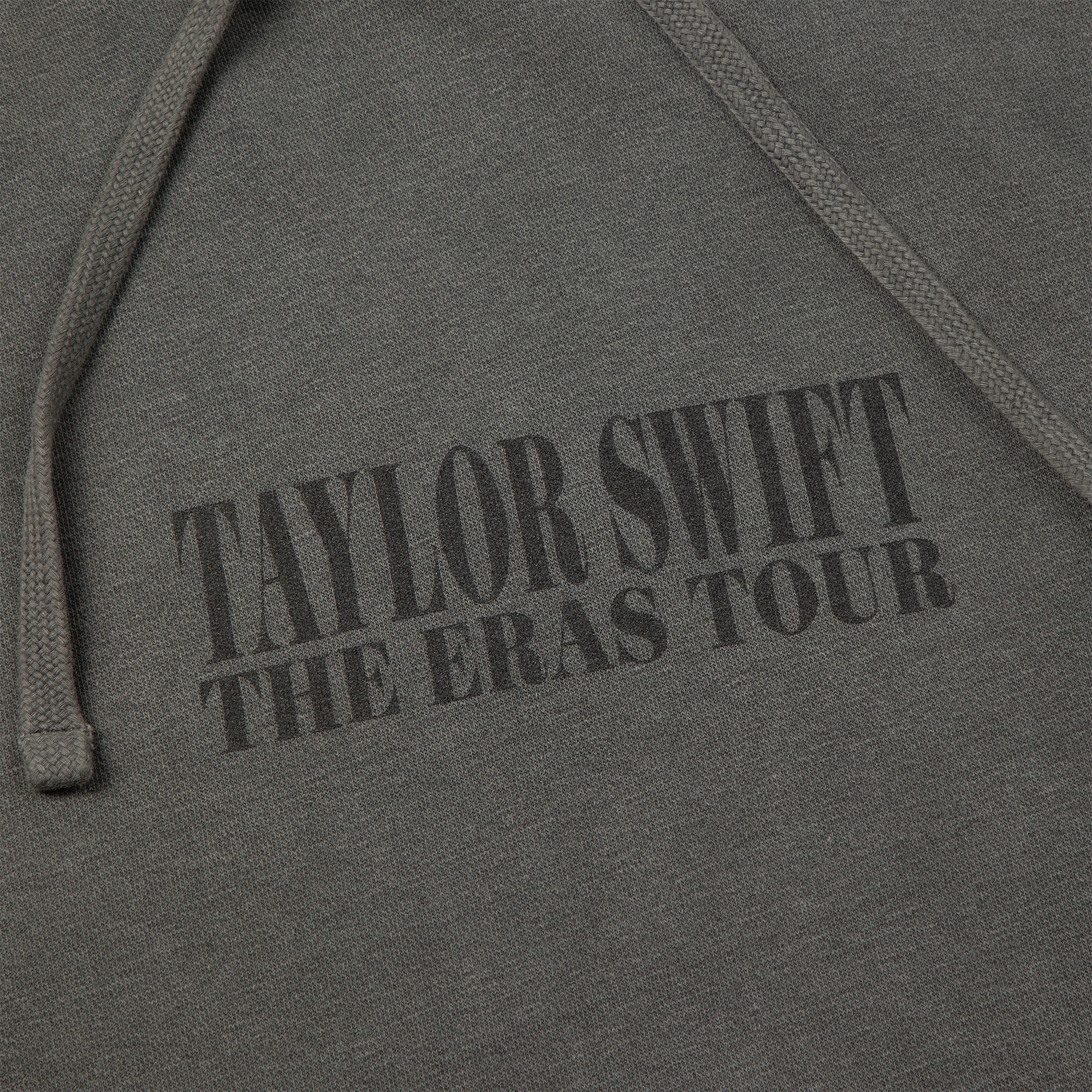 Taylor Swift | The Eras Tour Charcoal Hoodie Front Detail