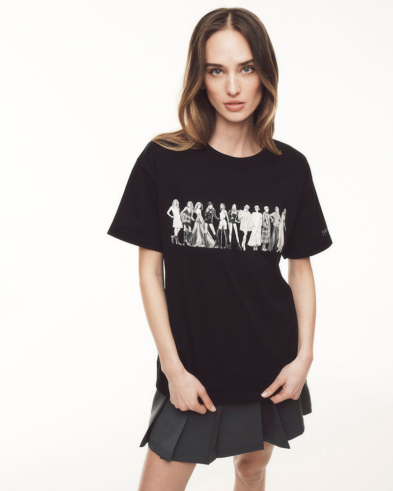 TTPD Eras Black T-Shirt