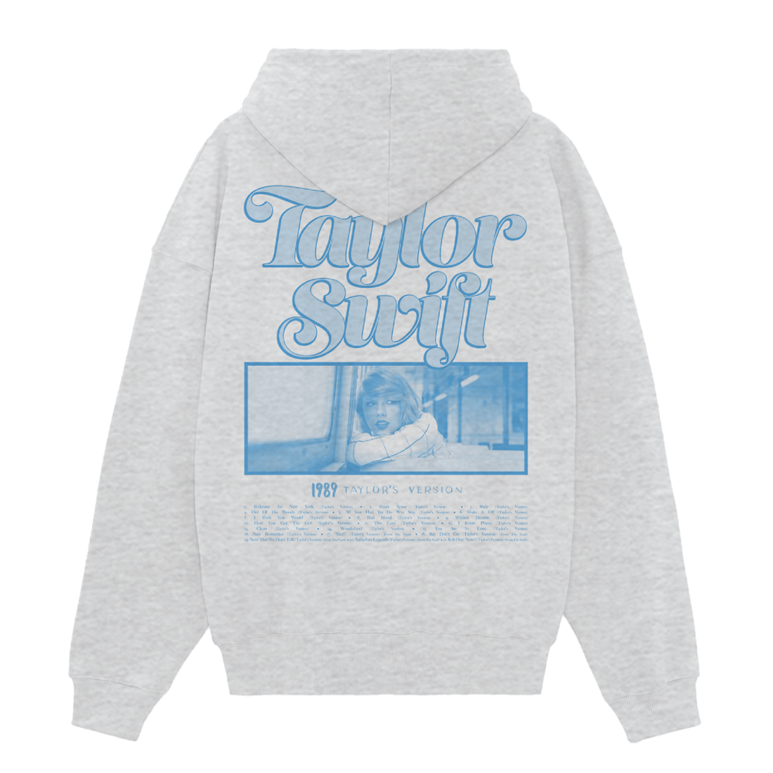 From The Vault Photo 1989 (Taylor's Version) Gray Hoodie Back