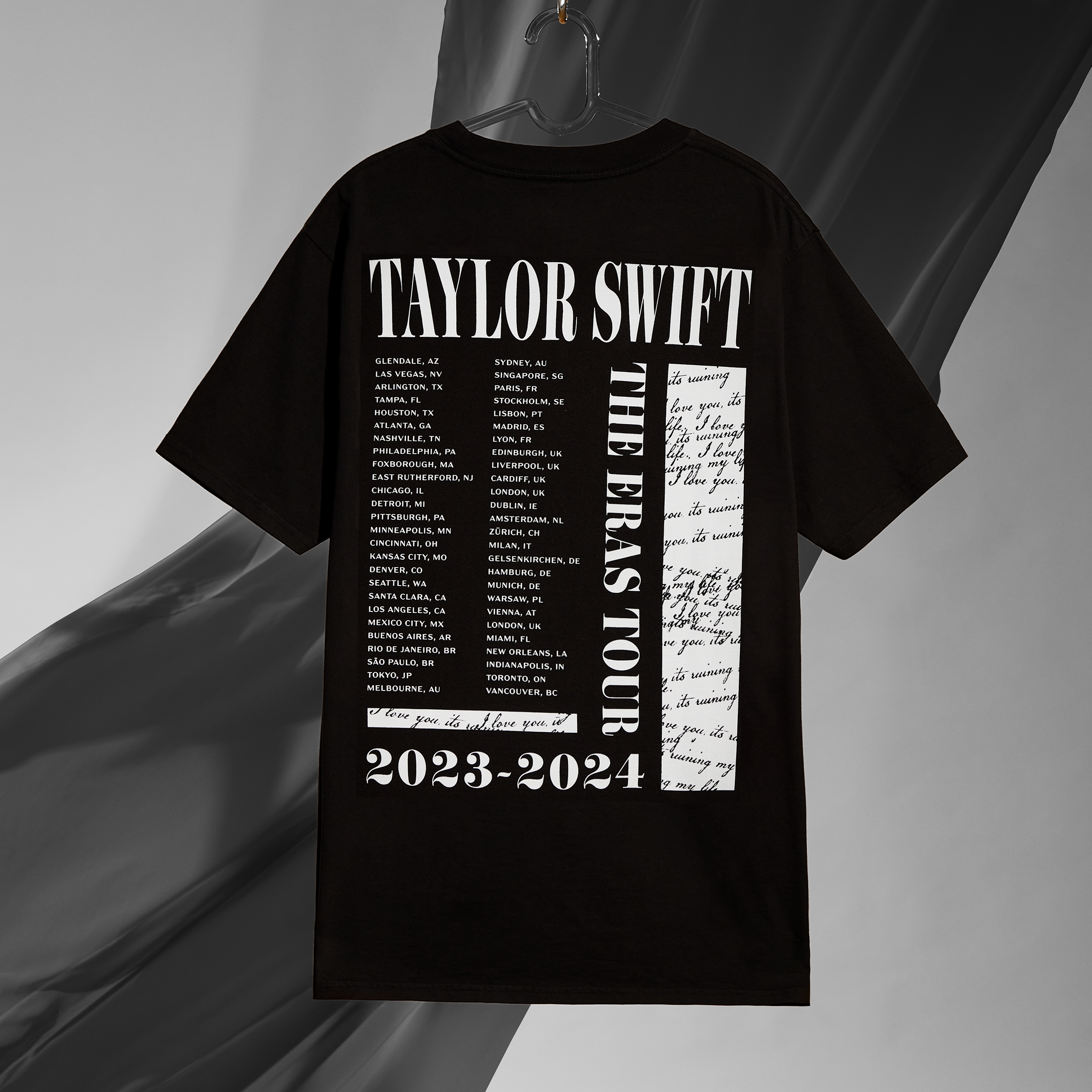 Taylor Swift | The Eras Tour TTPD Live Photo Oversized T Taylor Swift | The Eras Tour TTPD Live Photo Oversized T