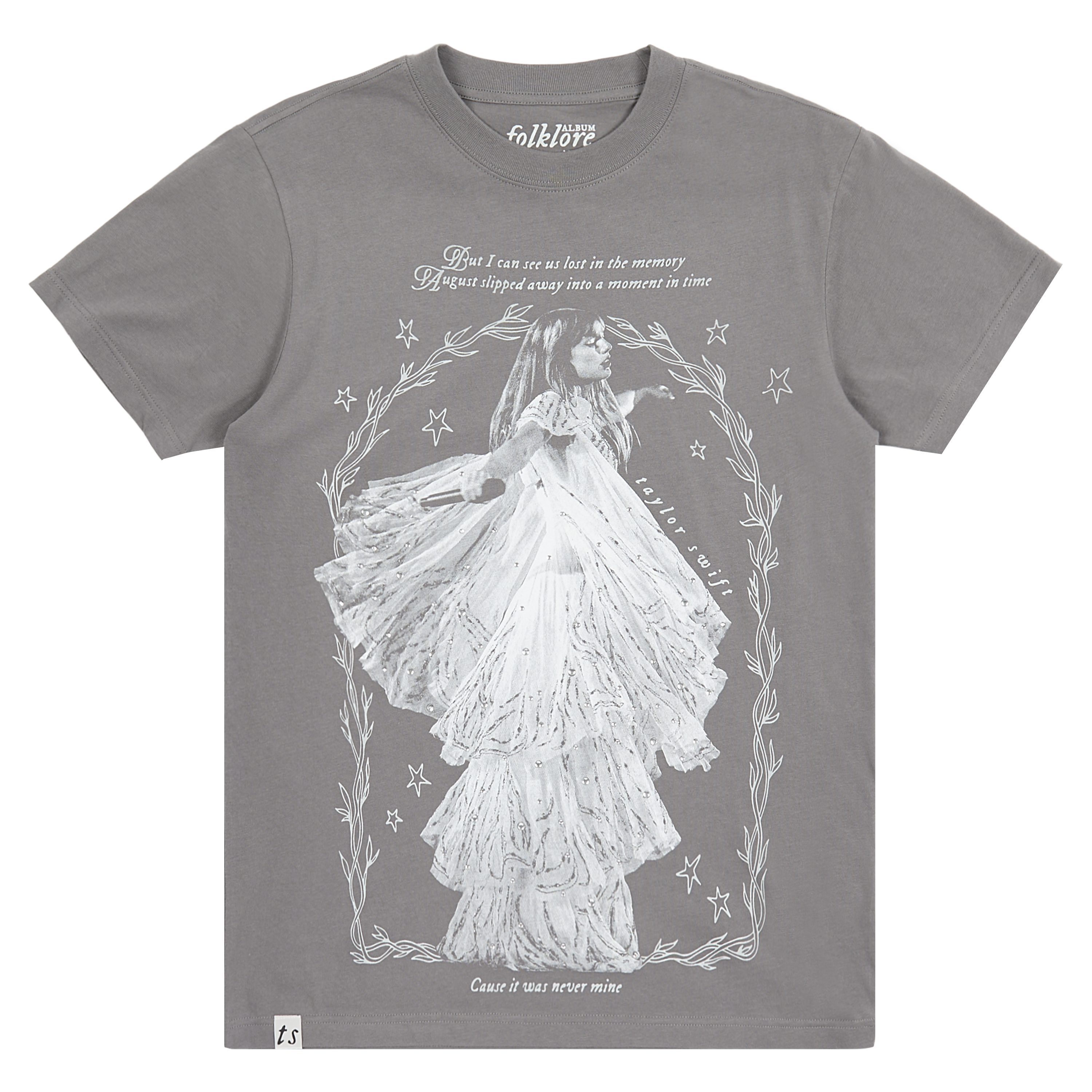 Folklore Album Moment In Time Oversized T-Shirt Front